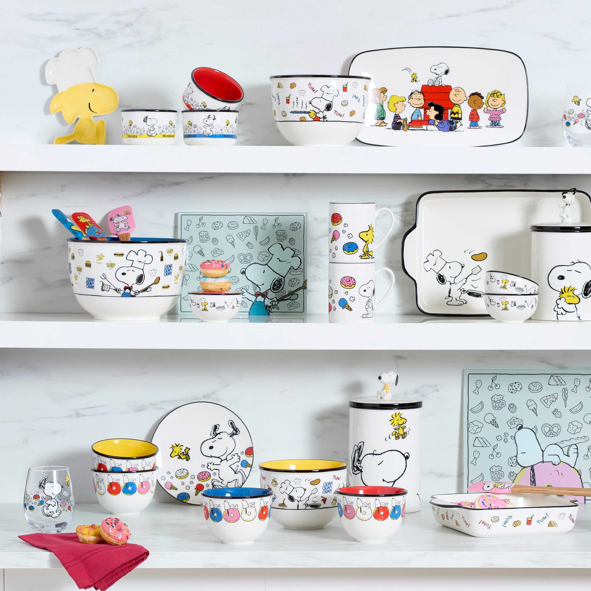 Chef Snoopy Mini Bowls - Set Of 3 - Image 3