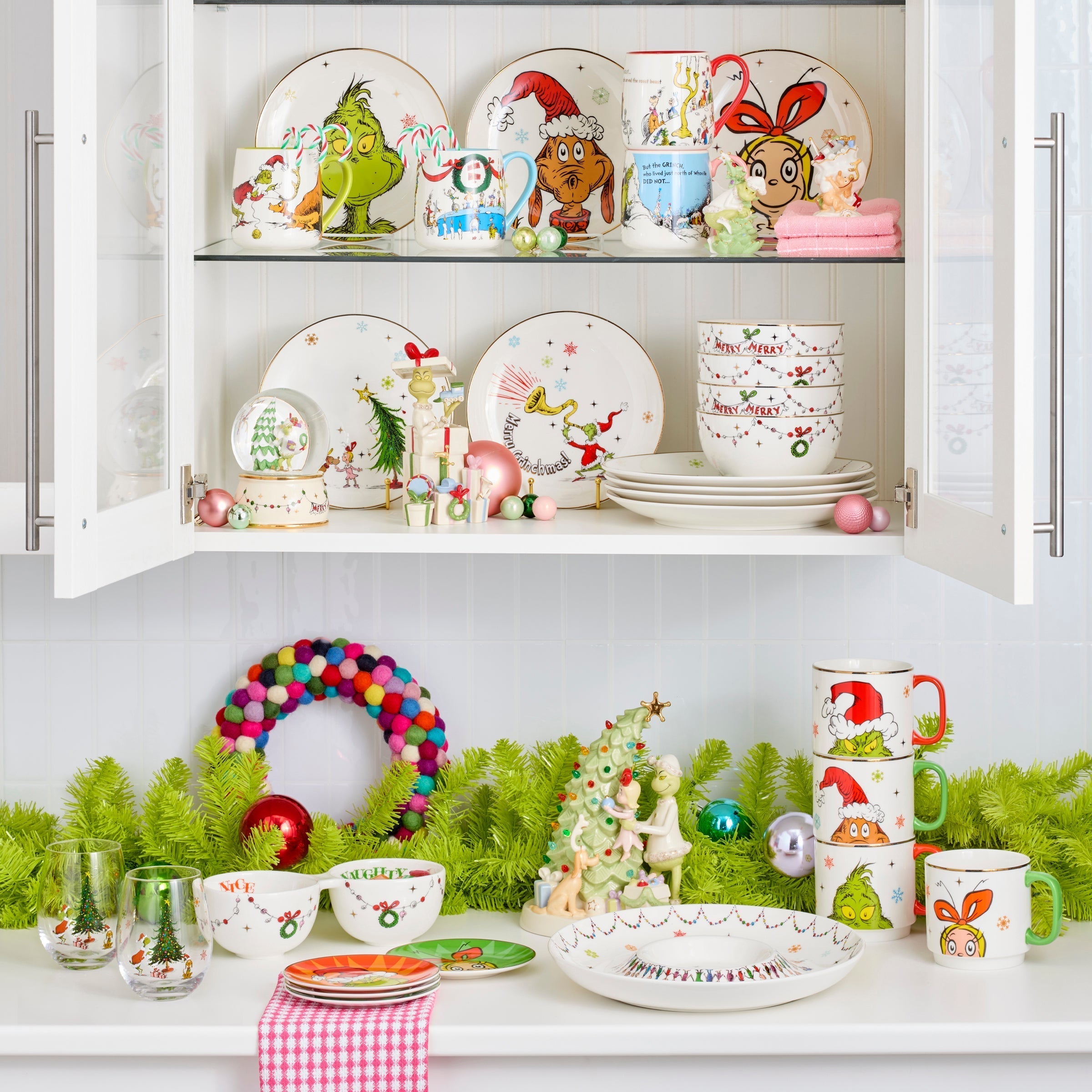Merry Grinchmas Glass Tumblers - Set Of 4 - Image 2