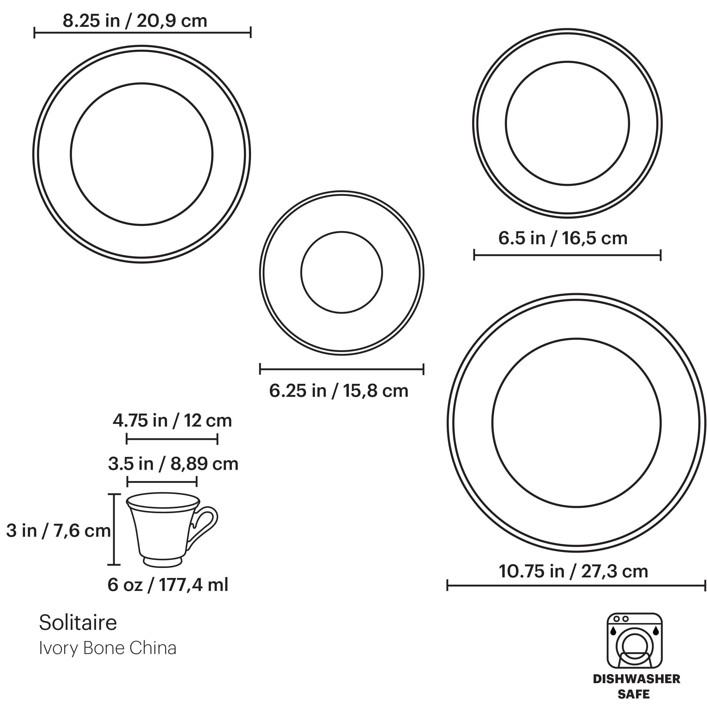 Solitaire 5-Piece Place Setting - Image 3