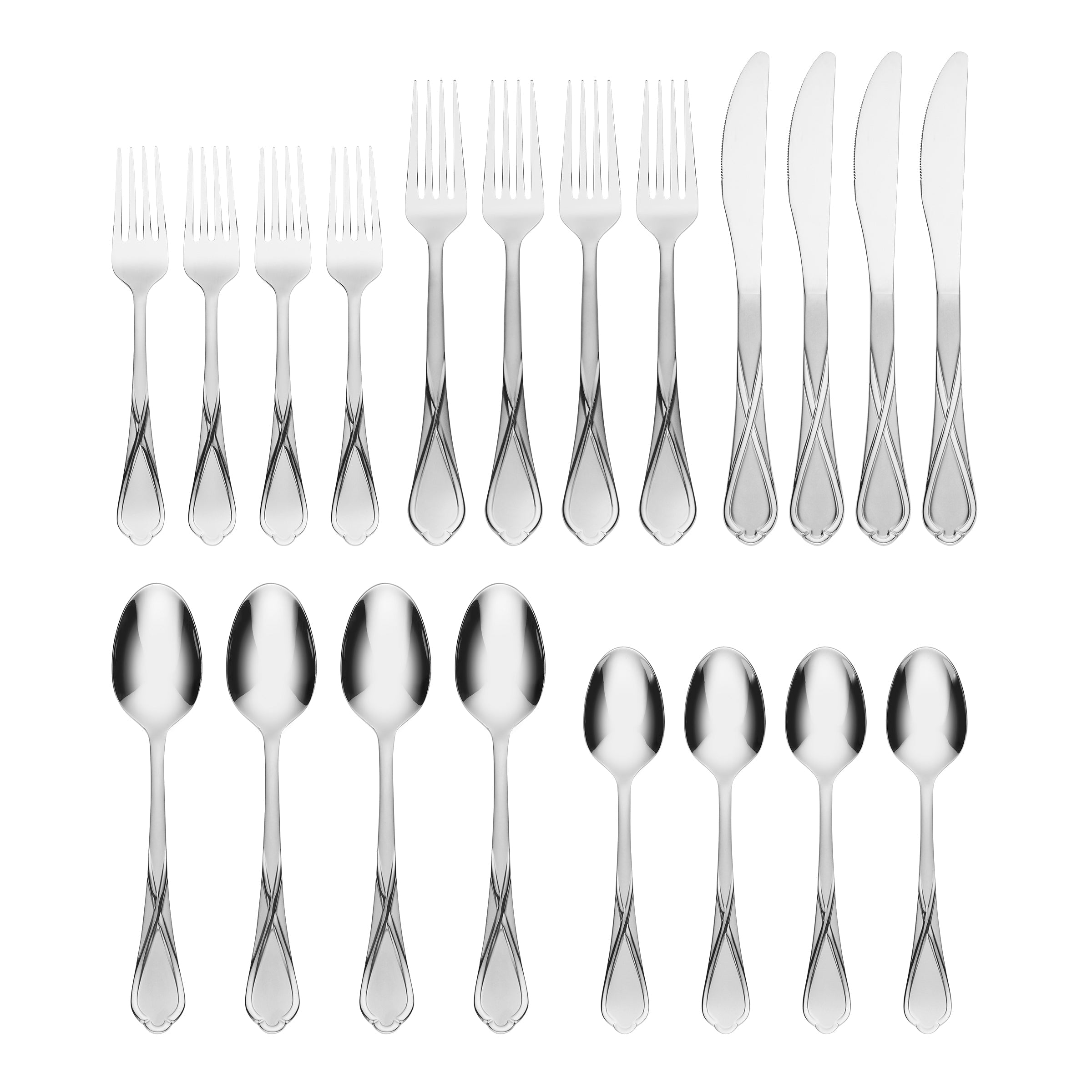 Heather Sand 20 Piece Flatware Set - Image 2
