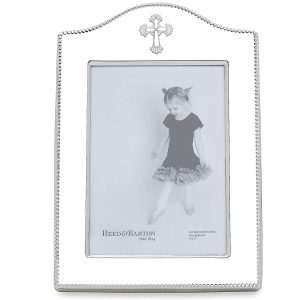 Abbey Cross Silverplate 5 x 7 Frame