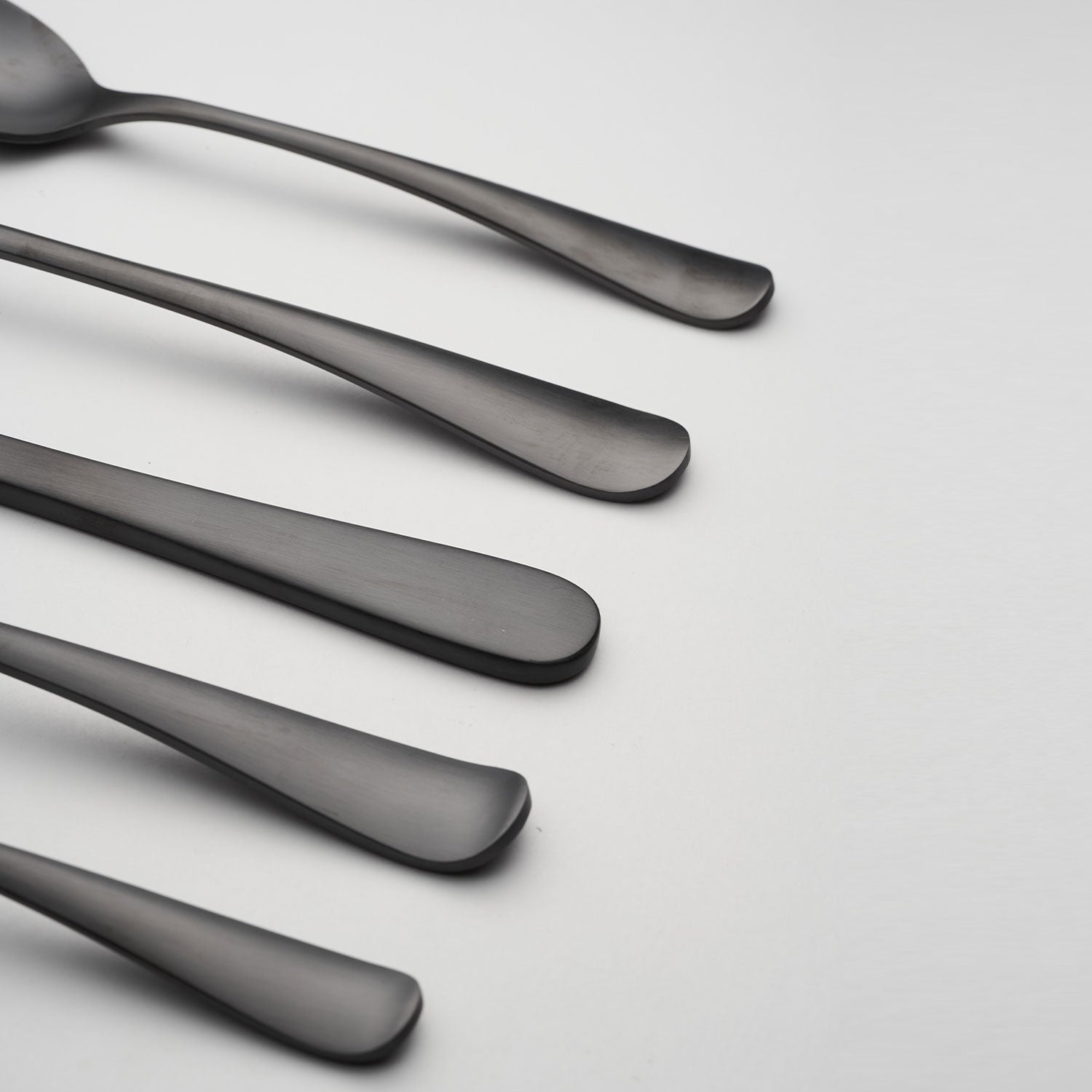 Rhiannon Black Satin 20 Piece Flatware Set - Image 2