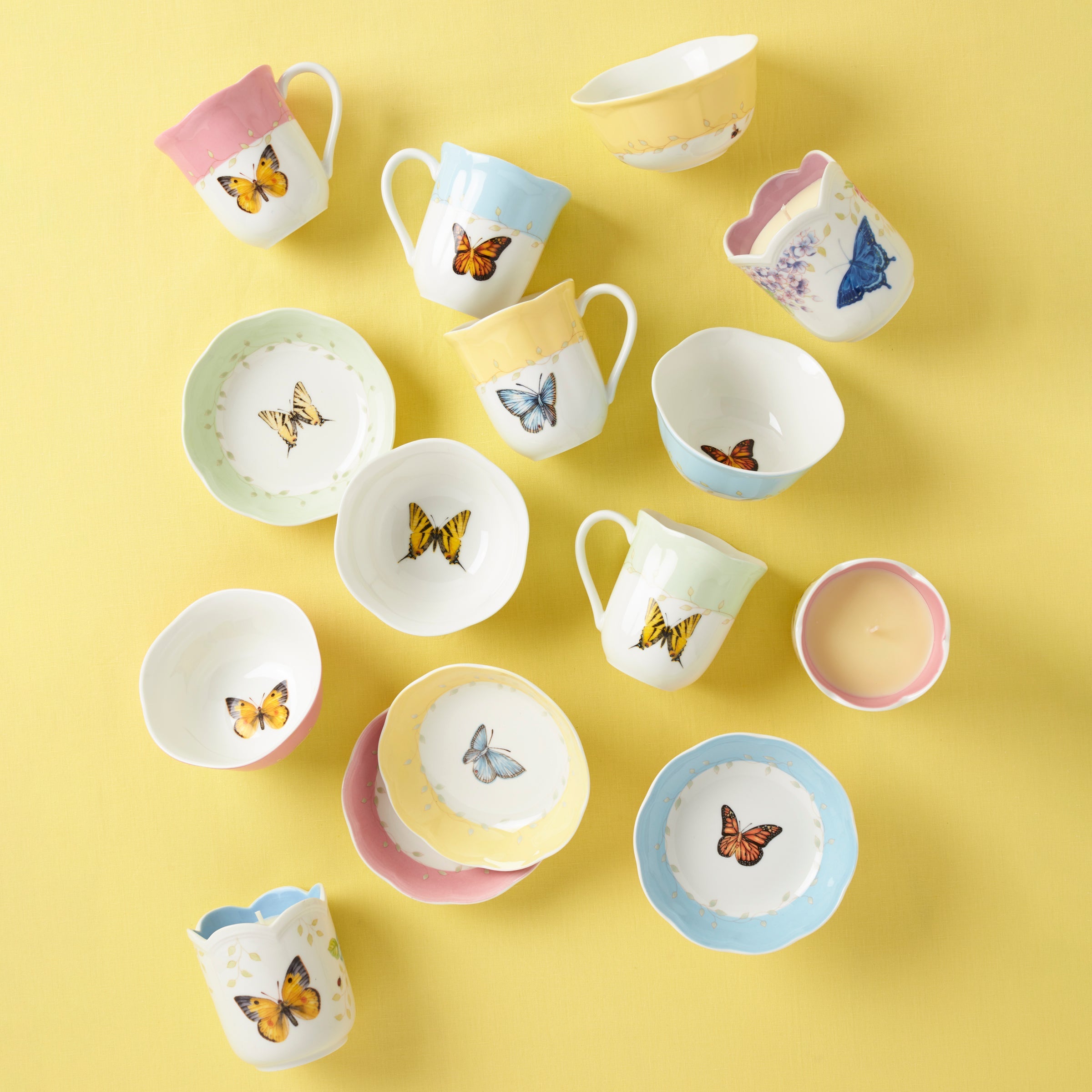 Butterfly Meadow Fruit Bowls - Set 4 - Image 2