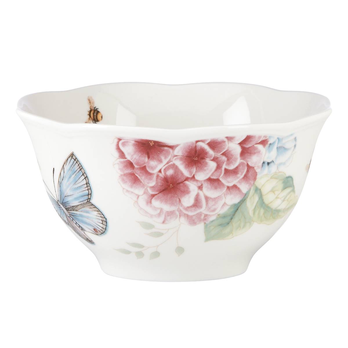 Butterfly Meadow Hydrangea 12-Piece Dinnerware Set - Image 5