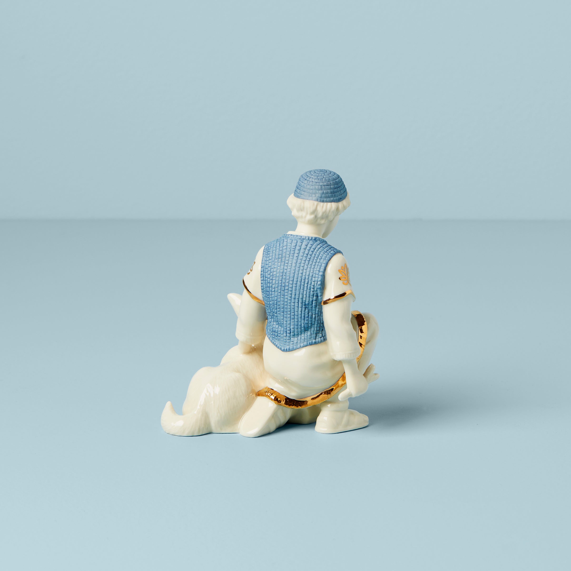 First Blessing Nativity Shepherd & Dog Figurine - Image 2
