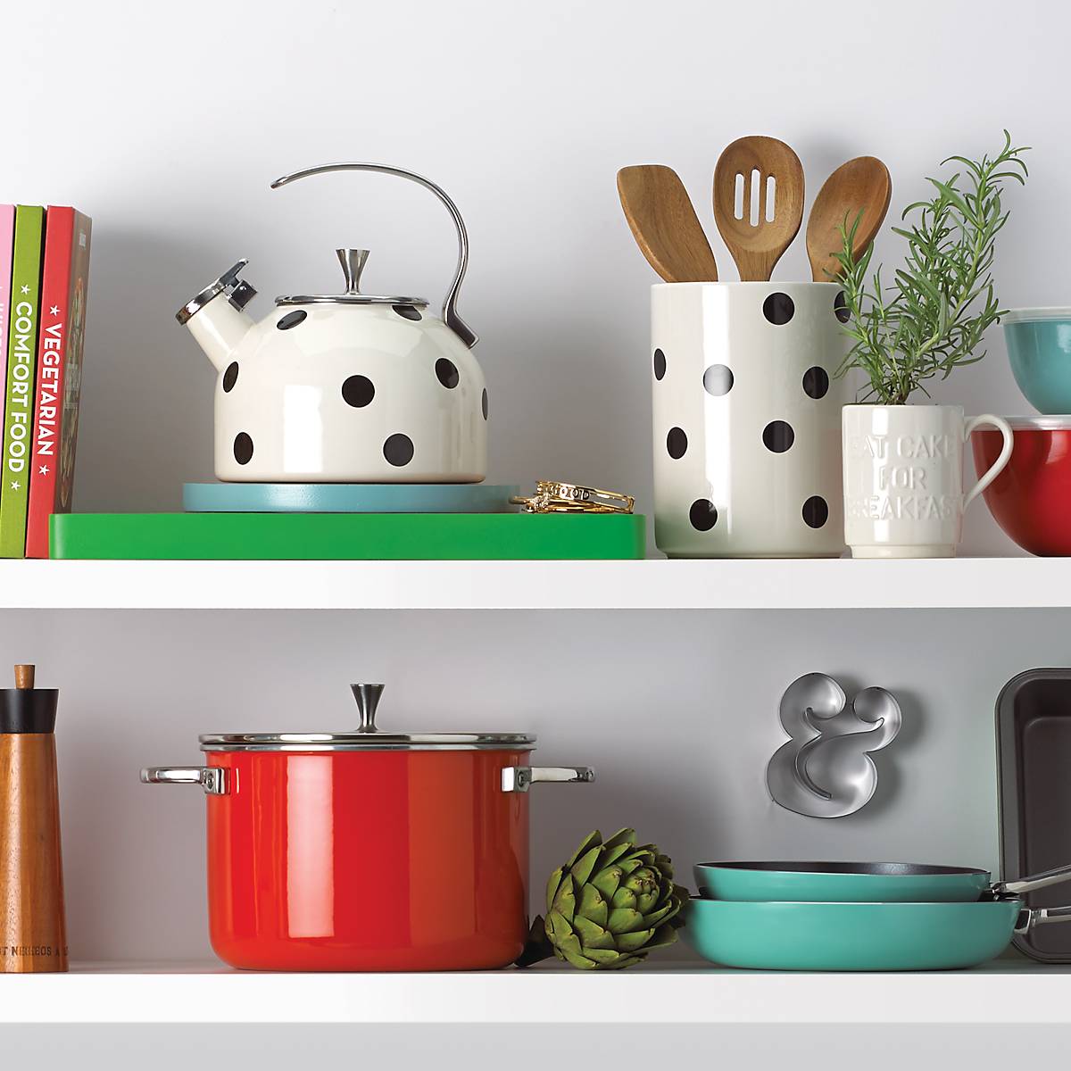 Deco Dot 4-Piece Utensil Holder Set - Image 2