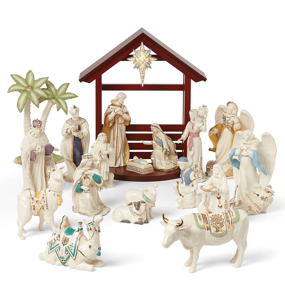 First Blessing Nativity Woman & Jug Figurine - Image 3