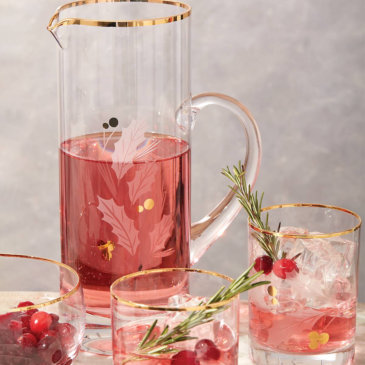 Holiday Gold Pitcher - Image 3