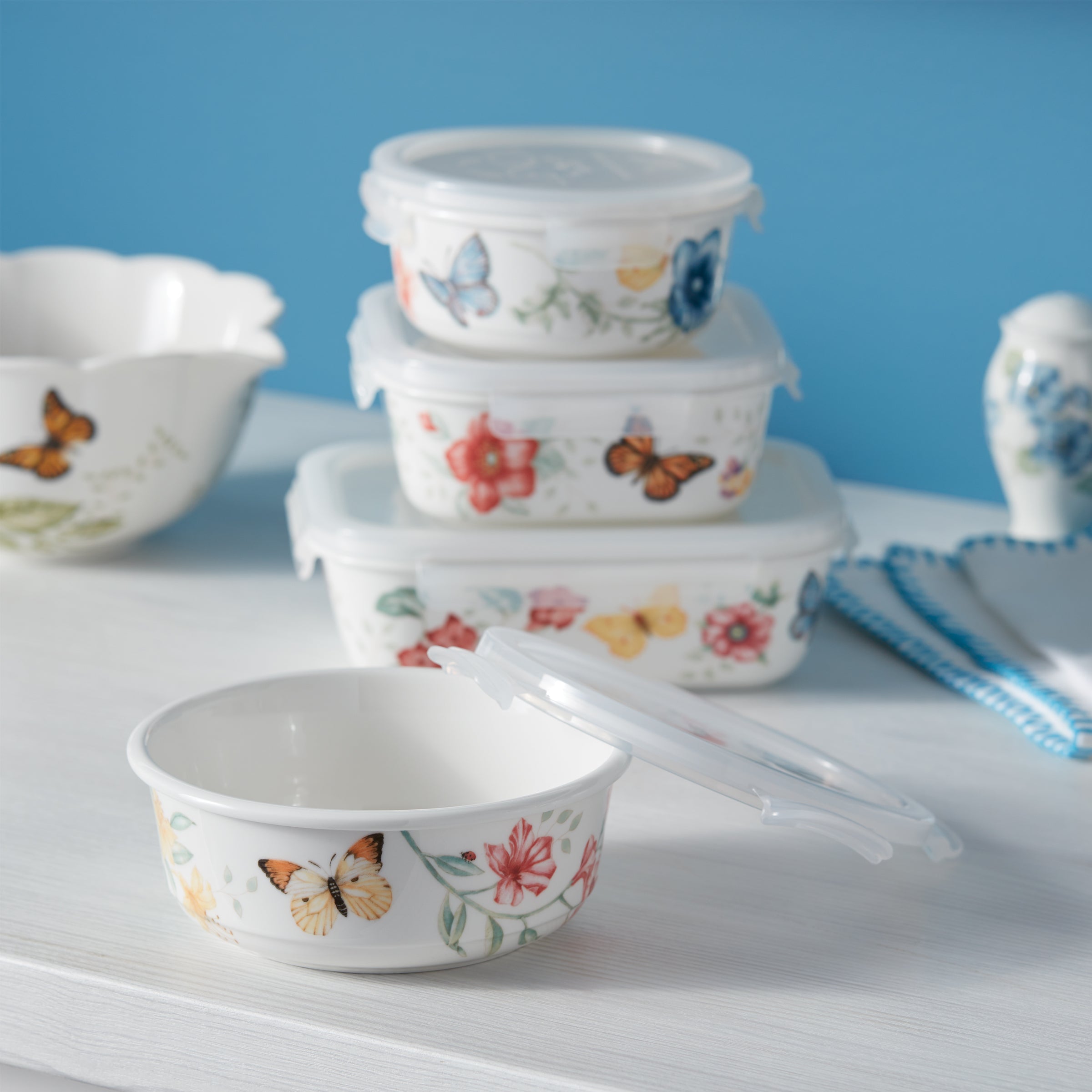 Butterfly Meadow Rectangle Container - Image 3