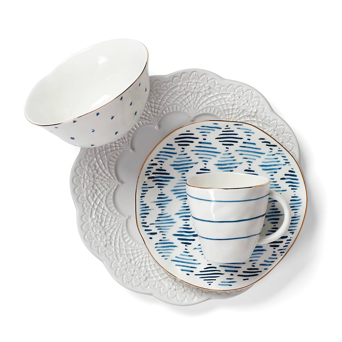 Blue Bay Dessert Mugs - Set of 4 - Image 4