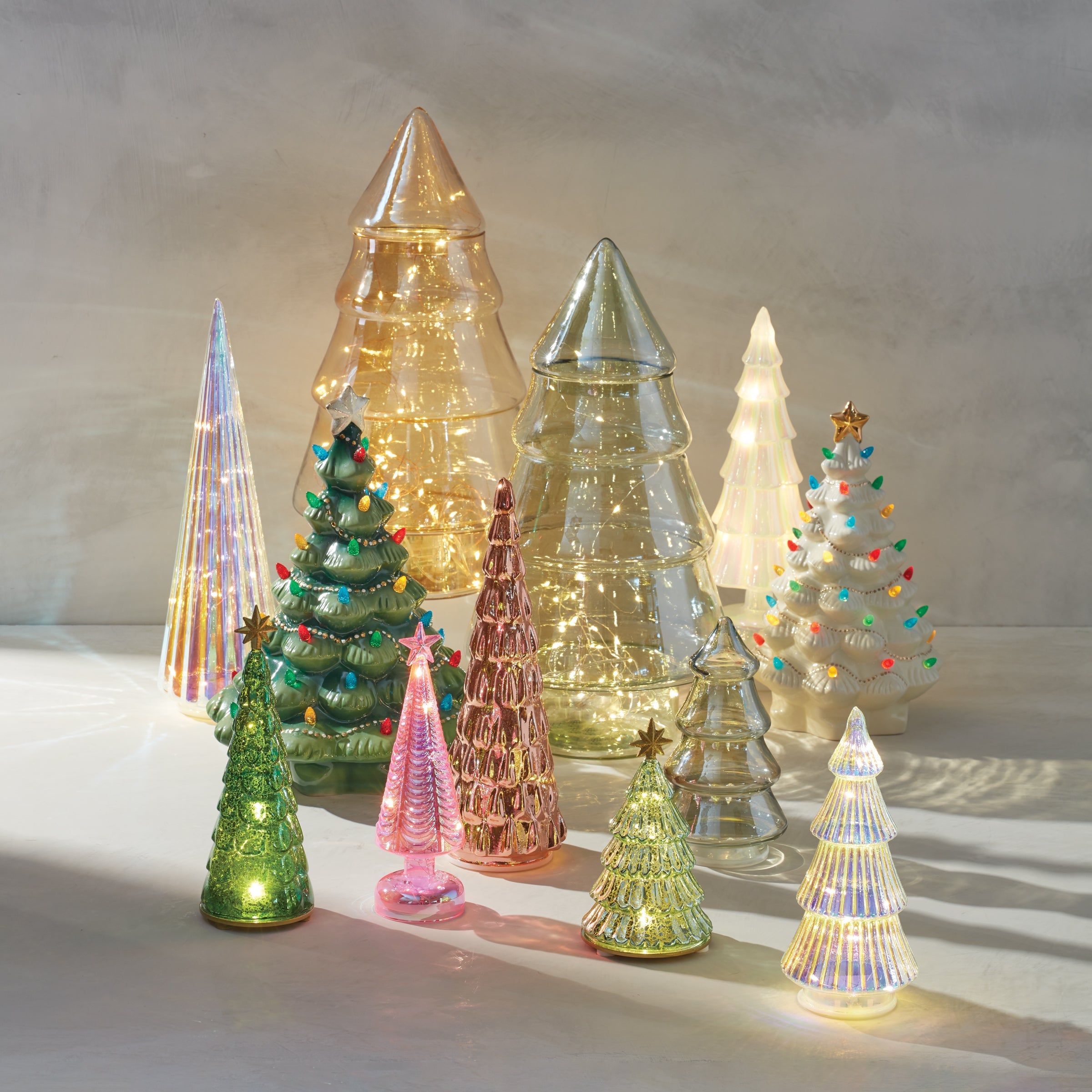 Radiant Light Lit Pine Tree - Image 3