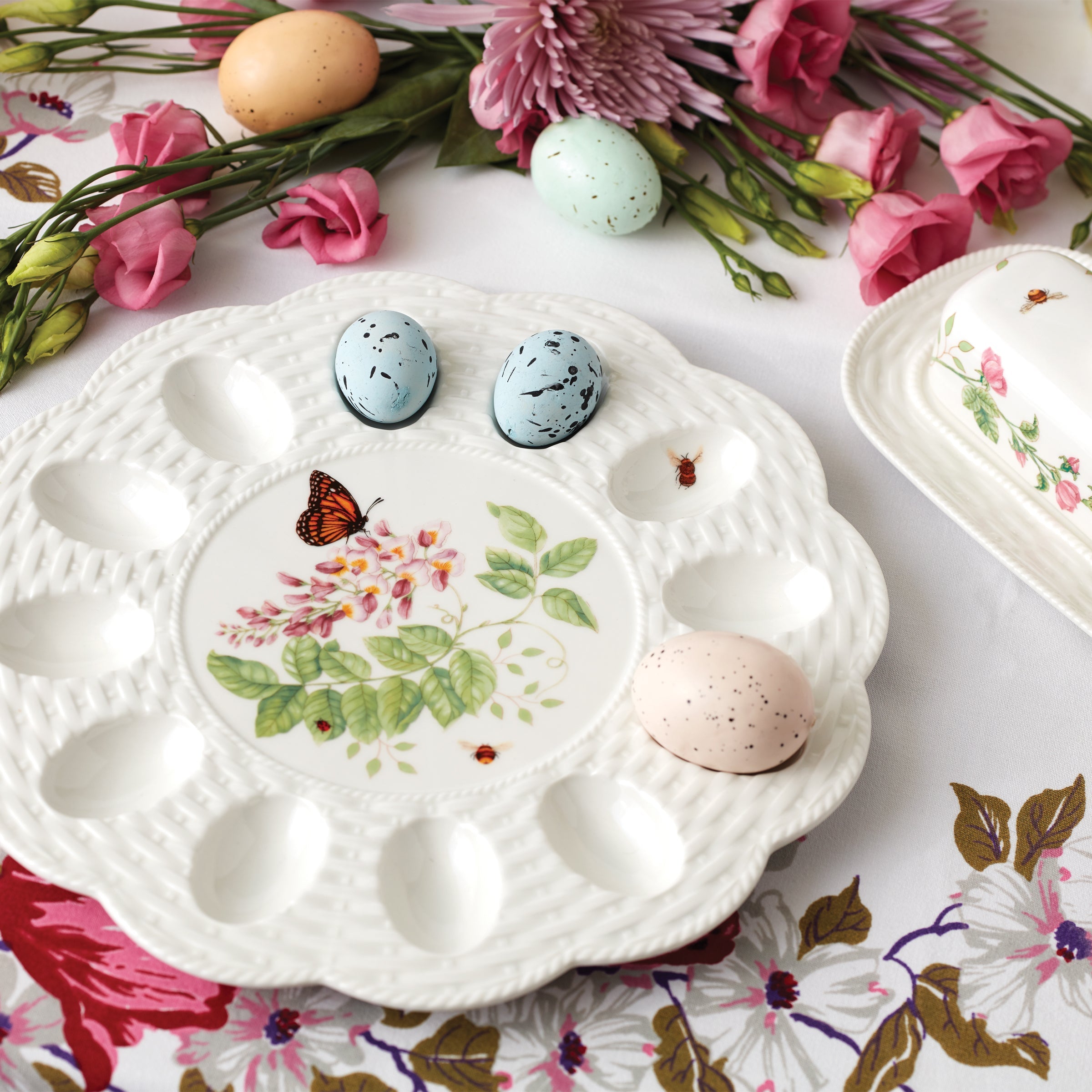 Butterfly Meadow Egg Tray - Image 2
