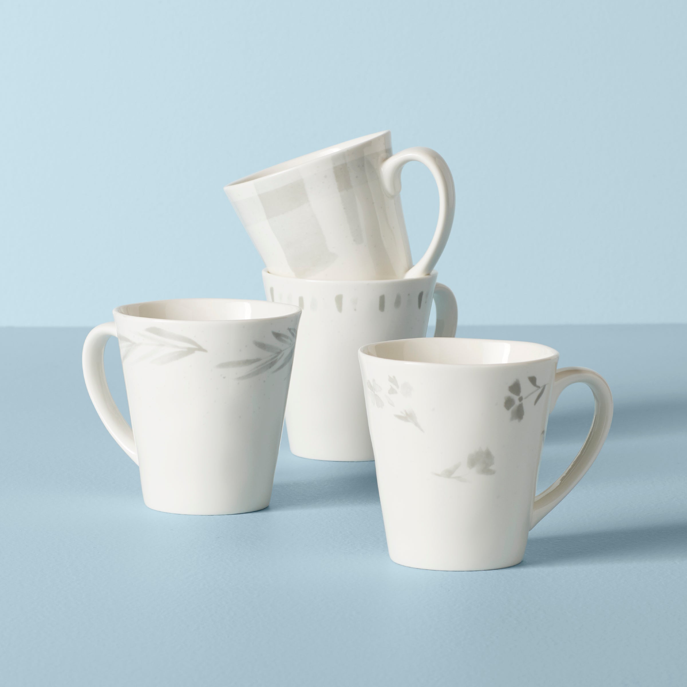 Oyster Bay Assorted Mugs - Set of 4