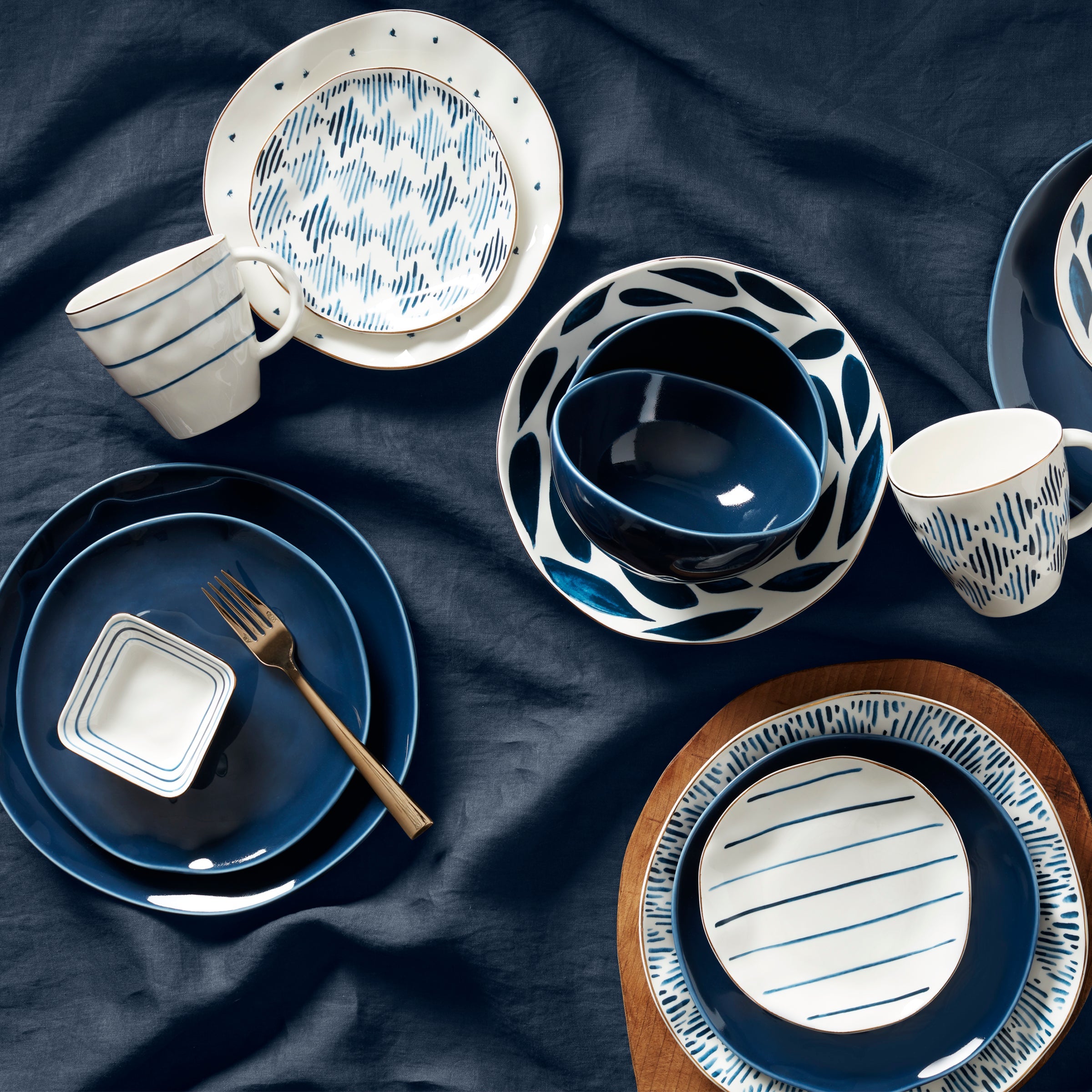 Bay Colors Blue All-Purpose Bowls - Set of 4 - Image 2