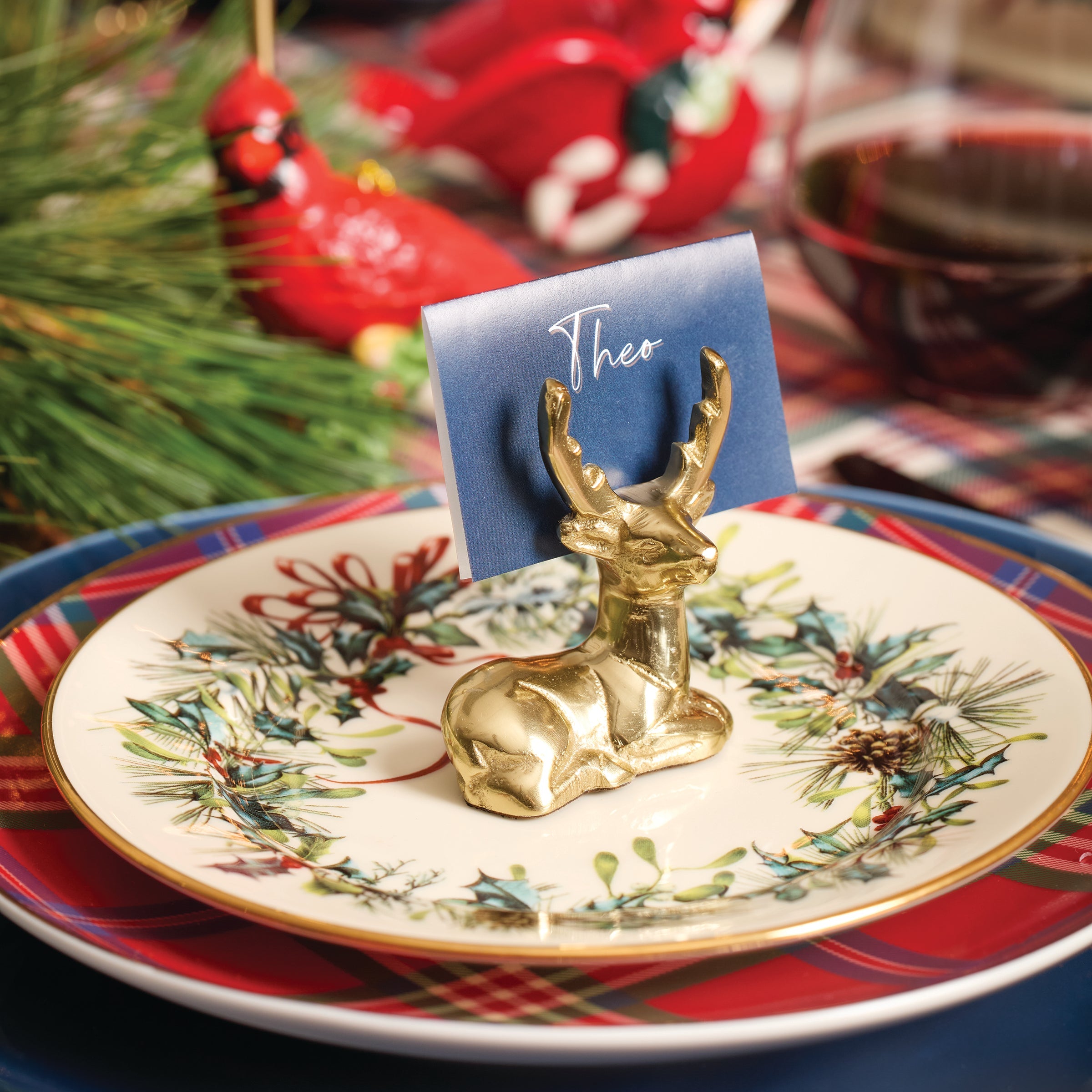 Winter Greetings Salad Plates - Set of 4 - Image 4