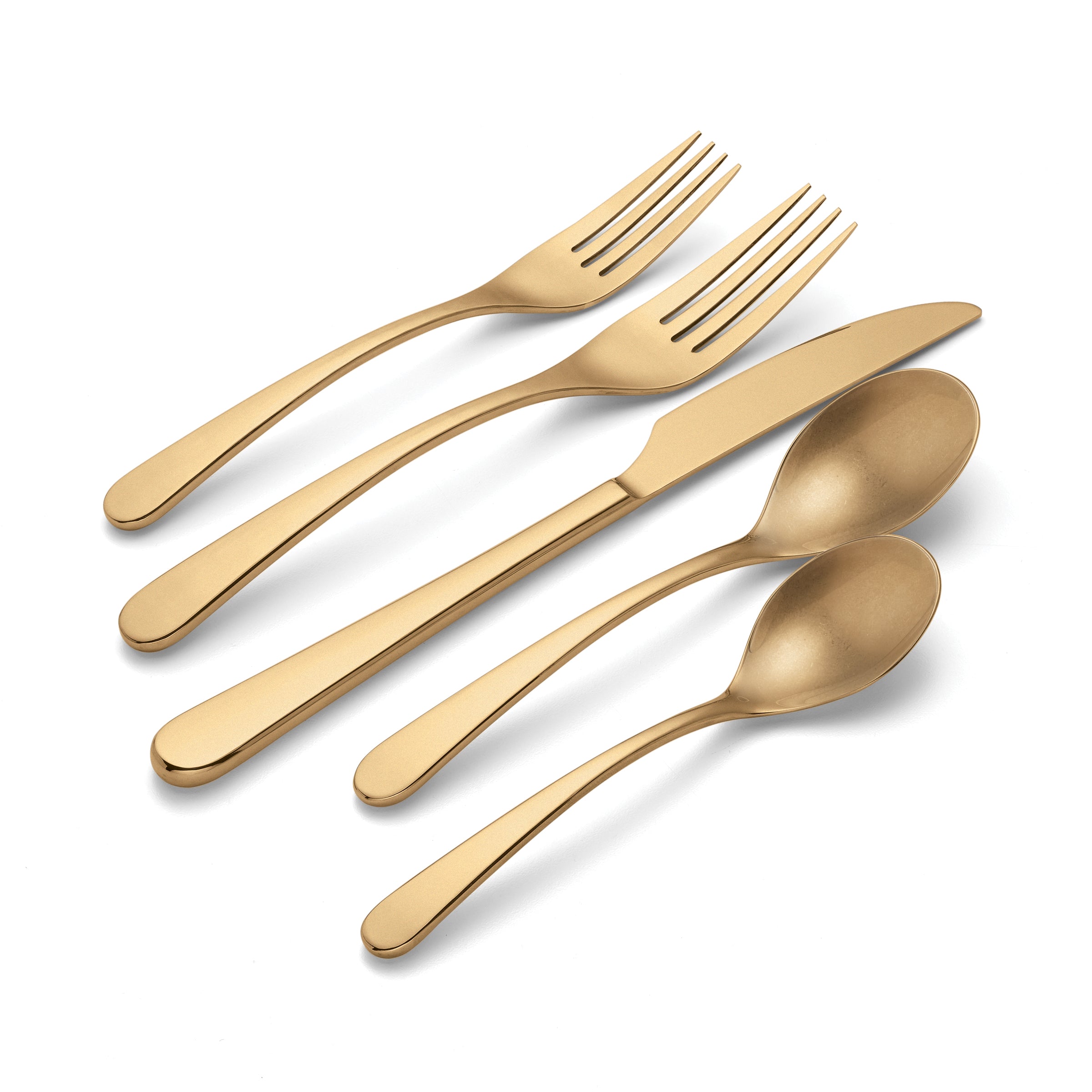 Kenbrook Champagne Vintage 20 Piece Flatware Set - Image 4
