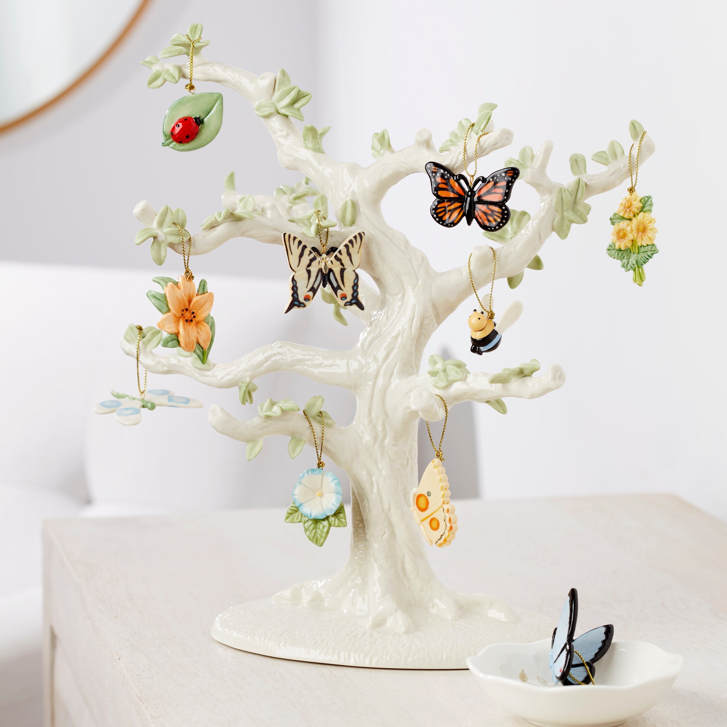 Butterfly Meadow 11-Pc Orn & Tree Set - Image 4