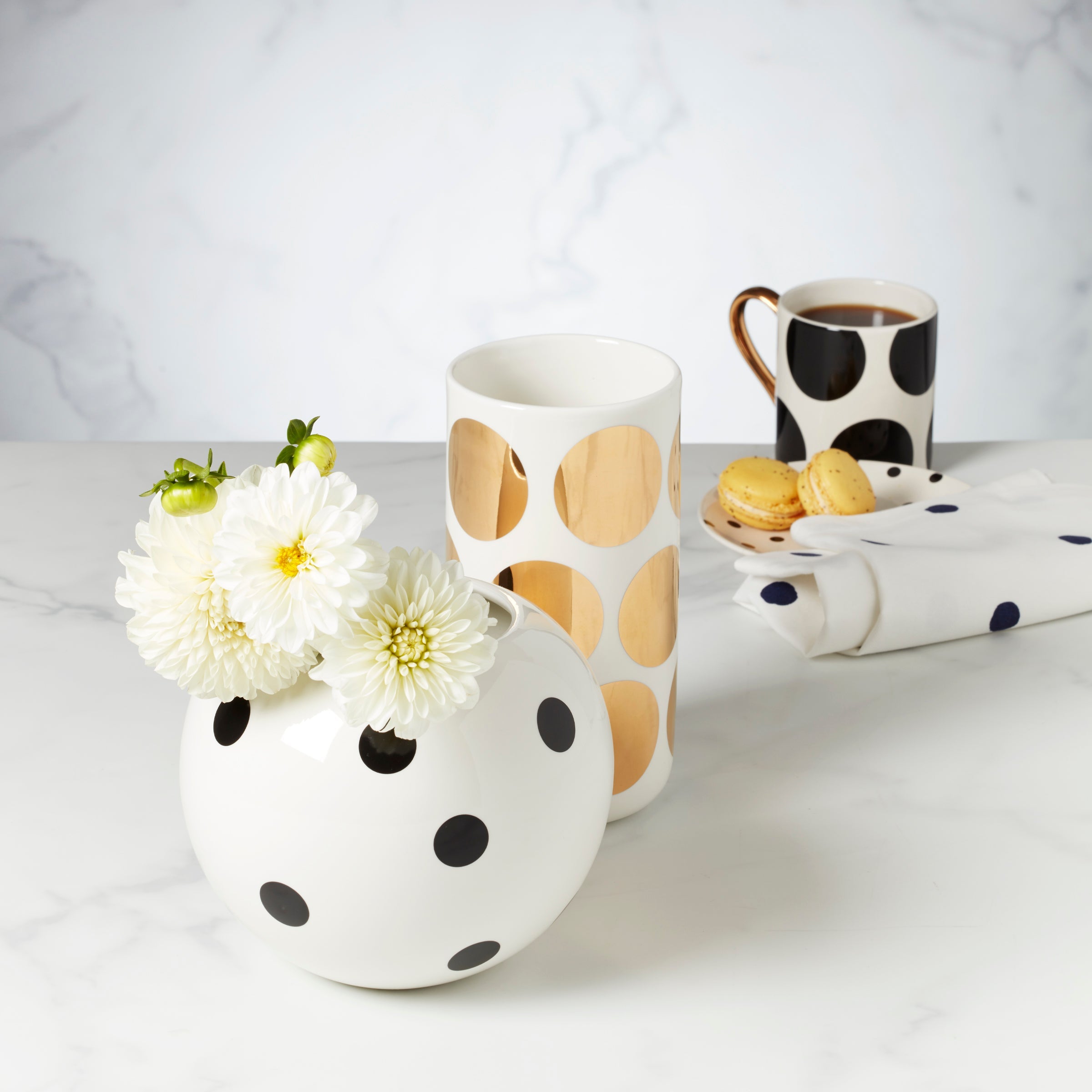 On The Dot Assorted Mugs - Set of 2 - Image 4