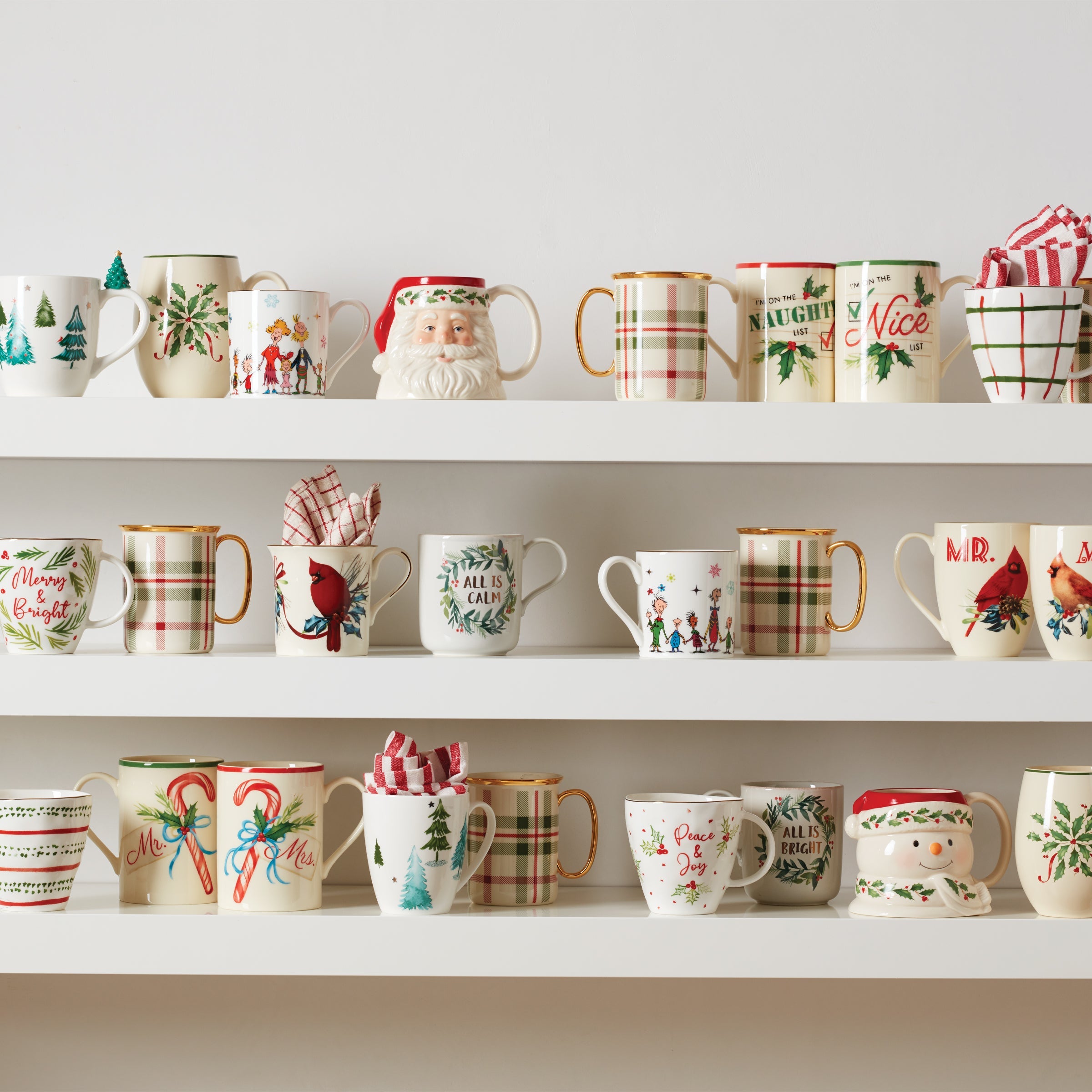 Merry Grinchmas Mugs - Set of 4 - Image 3