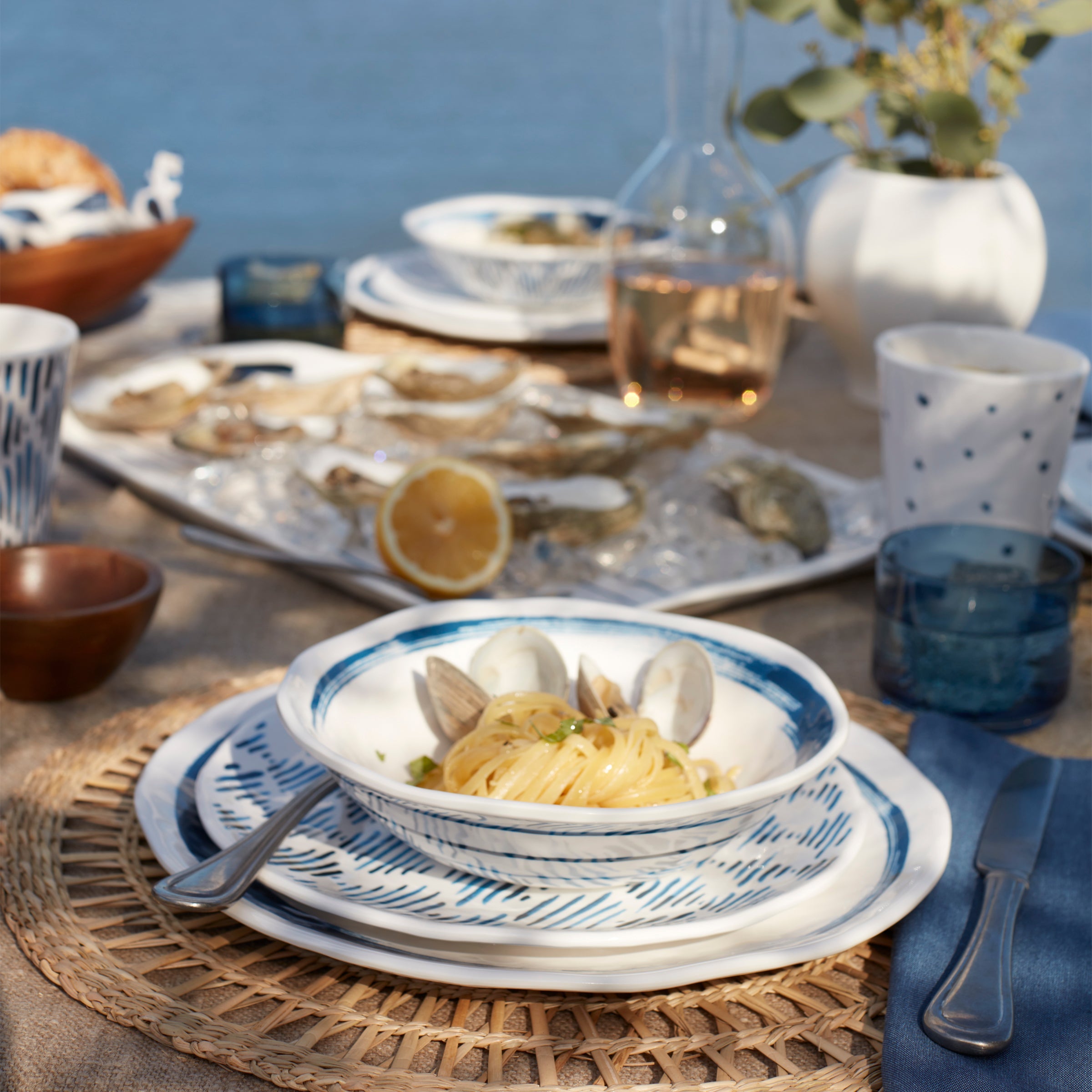 Blue Bay Melamine Assorted Accent Plates - Set of 4 - Image 8