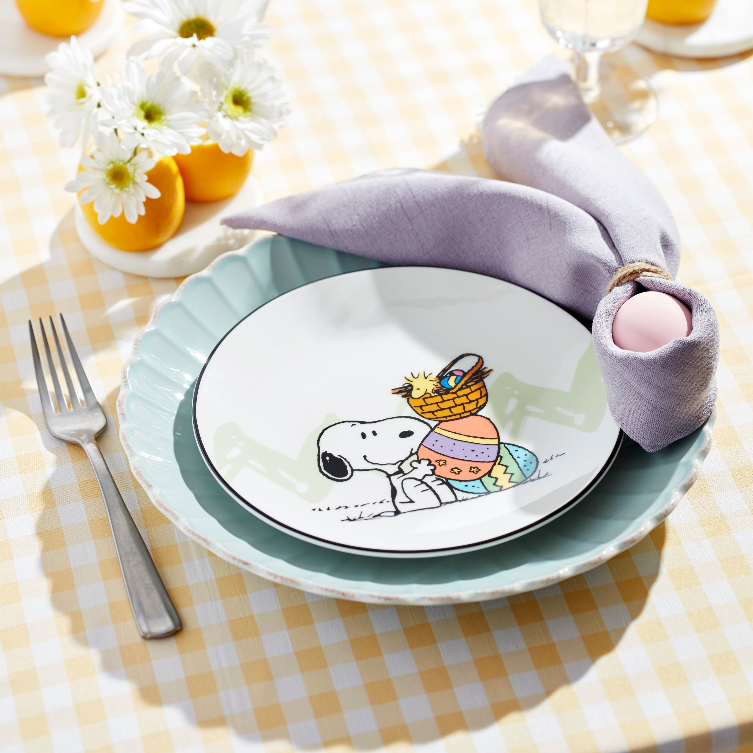 Snoopy Easter Accent Plates - Set of 4 - Image 3