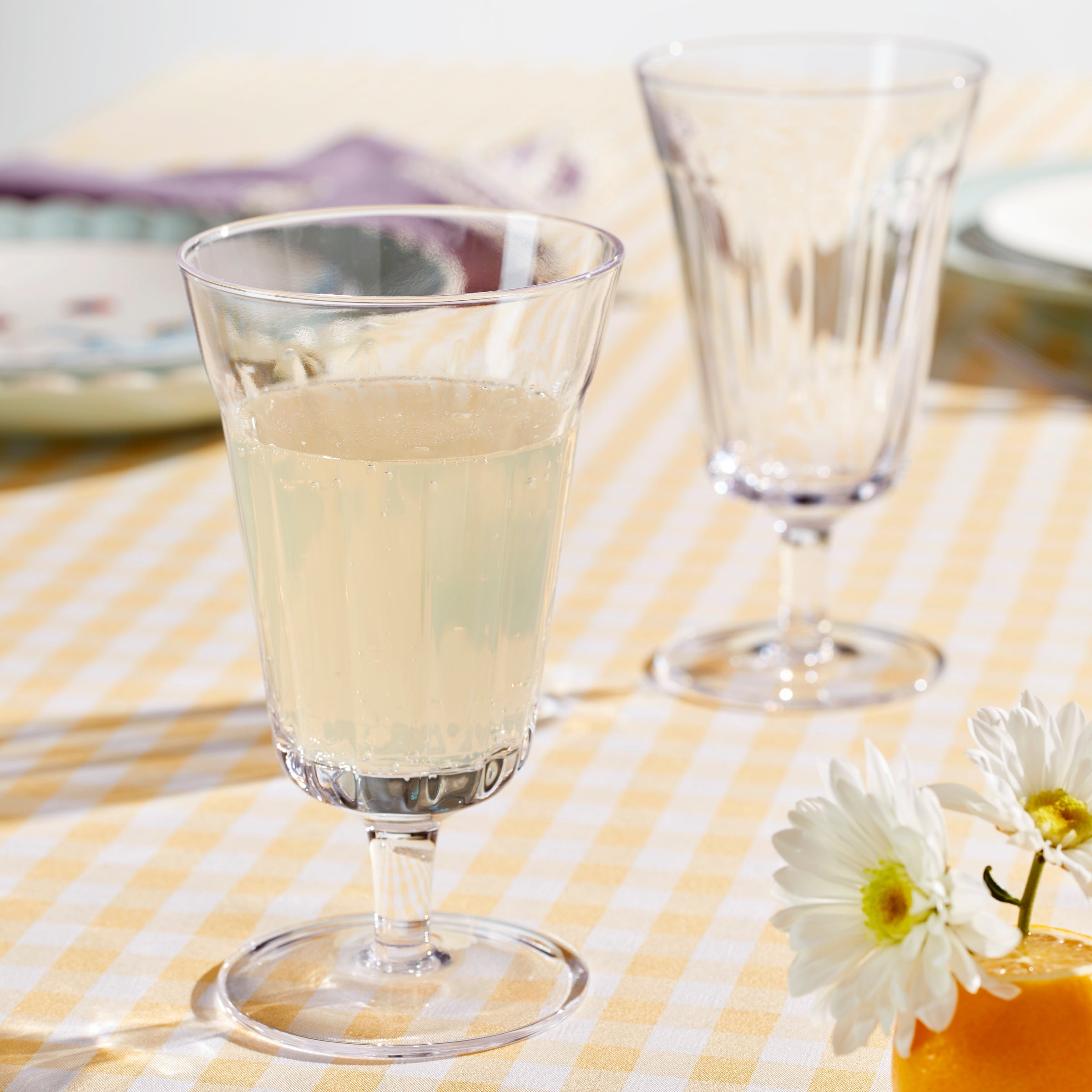 French Perle Tall Stem Glasses - Set Of 4 - Image 6