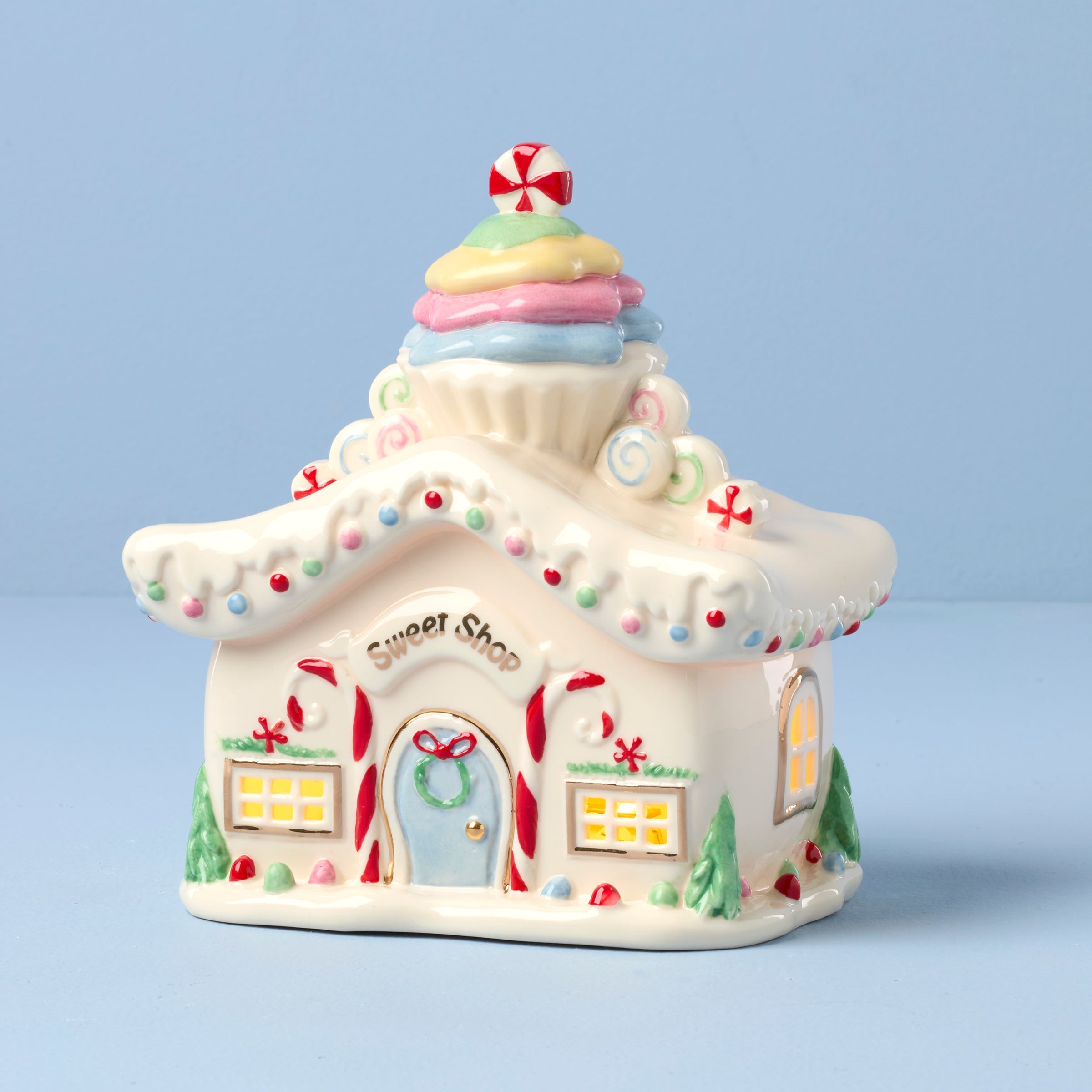 Who-Ville Sweet Shop Lit Figurine