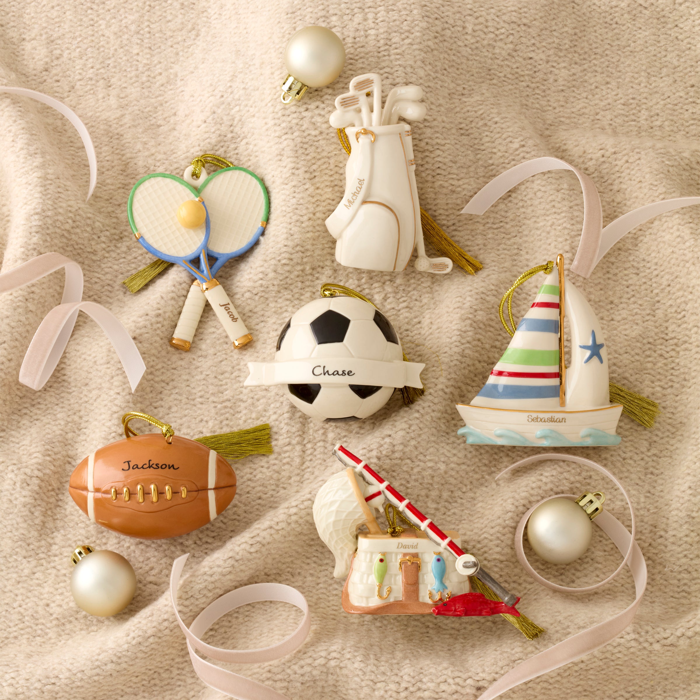 Personalized Gone Fishing Ornament - Image 3