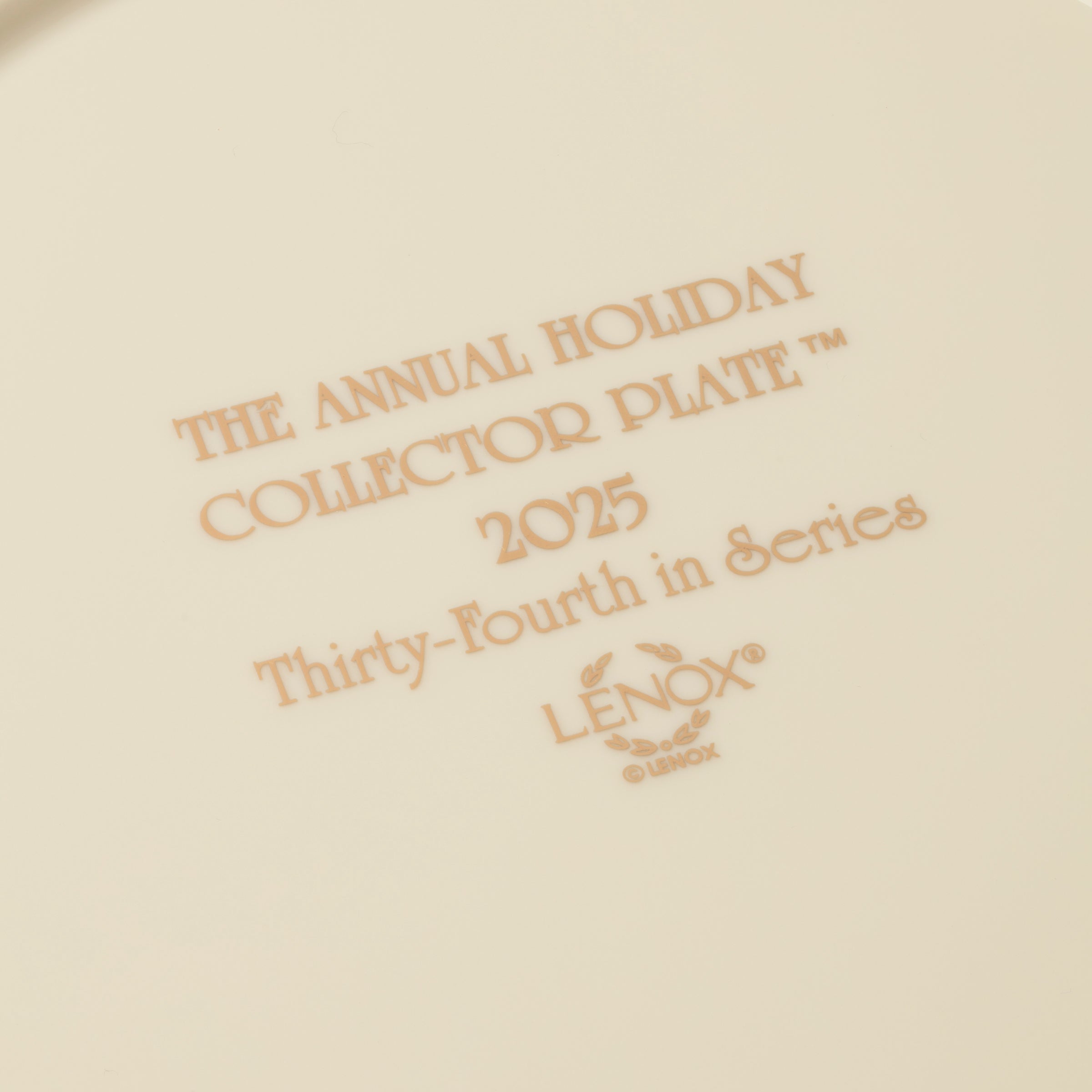 2025 Annual Holiday Plate Night Snow - Image 3