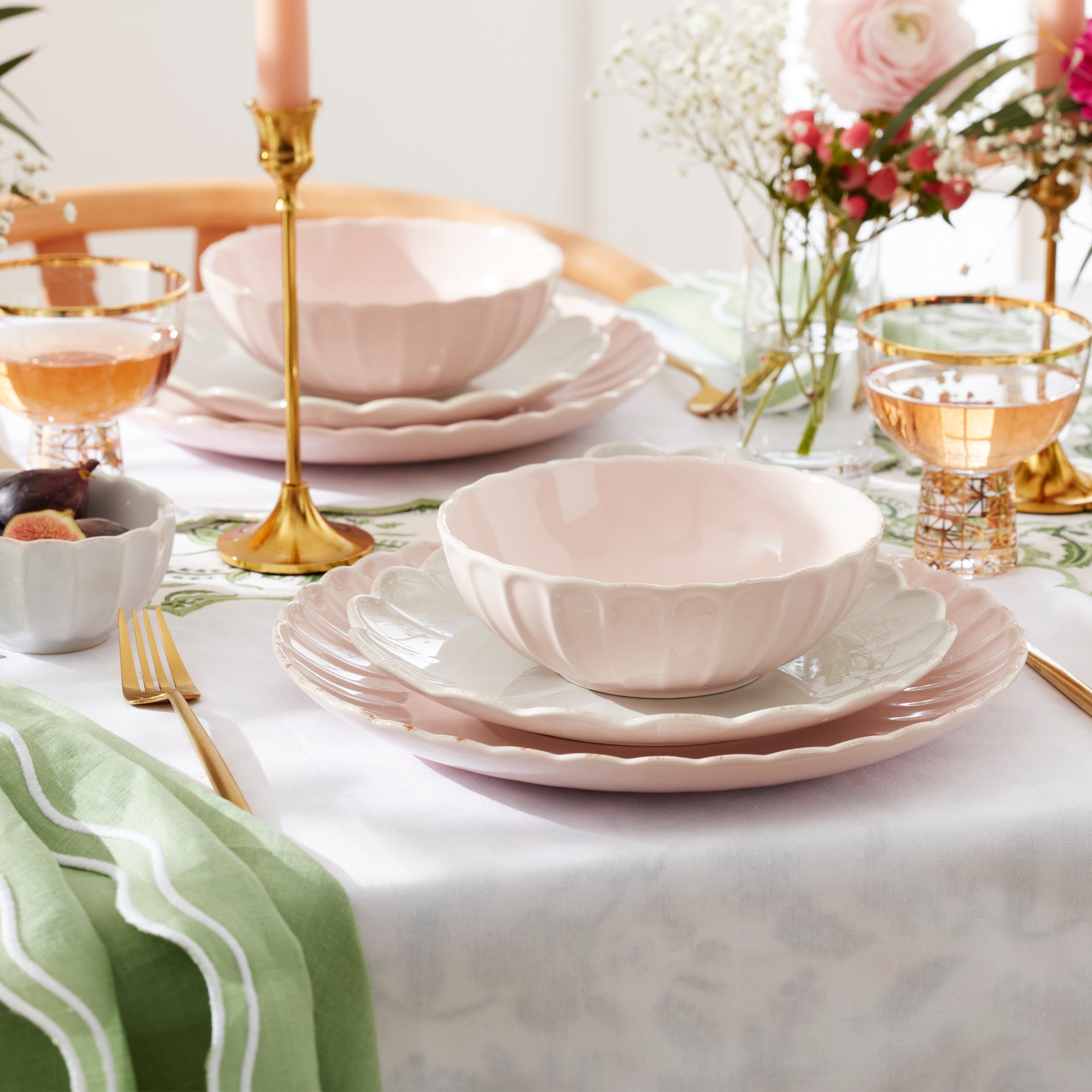 Zephyr Gold Satin 45 Piece Flatware Set - Image 3