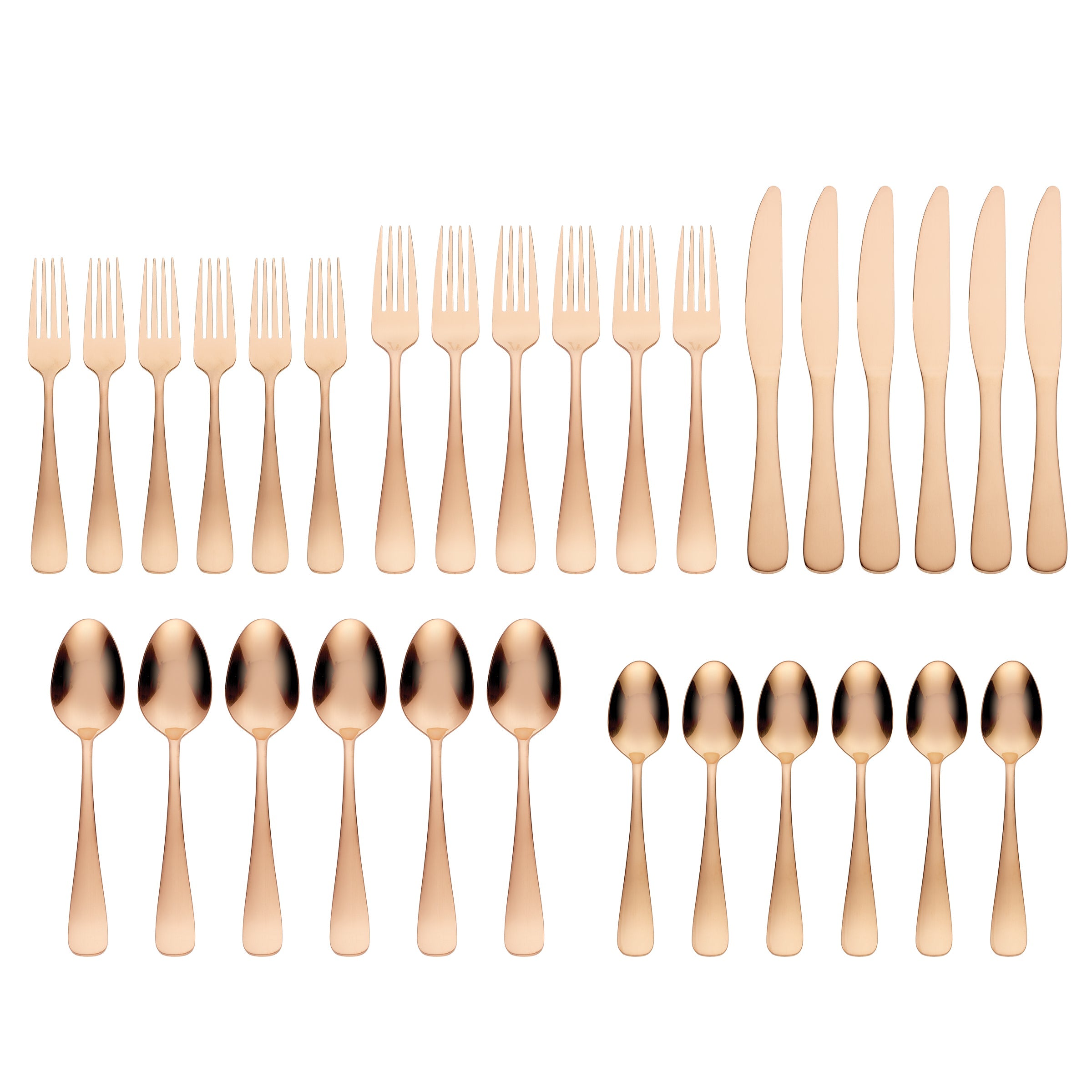 Melodie Copper Titanium 30 Piece Flatware Kit - Image 2