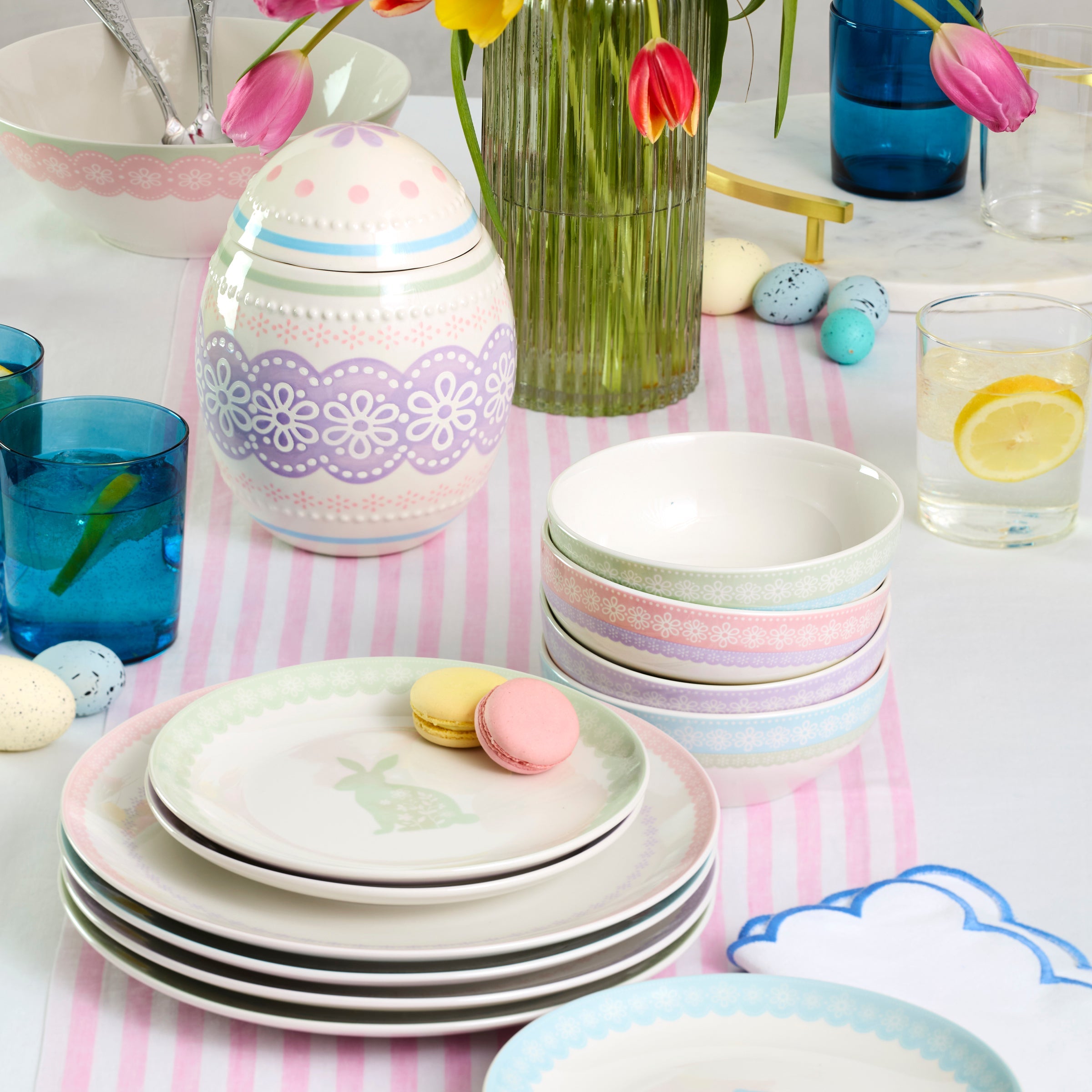 Bunny Hop Dinner Plates - Set of 4 - Image 3