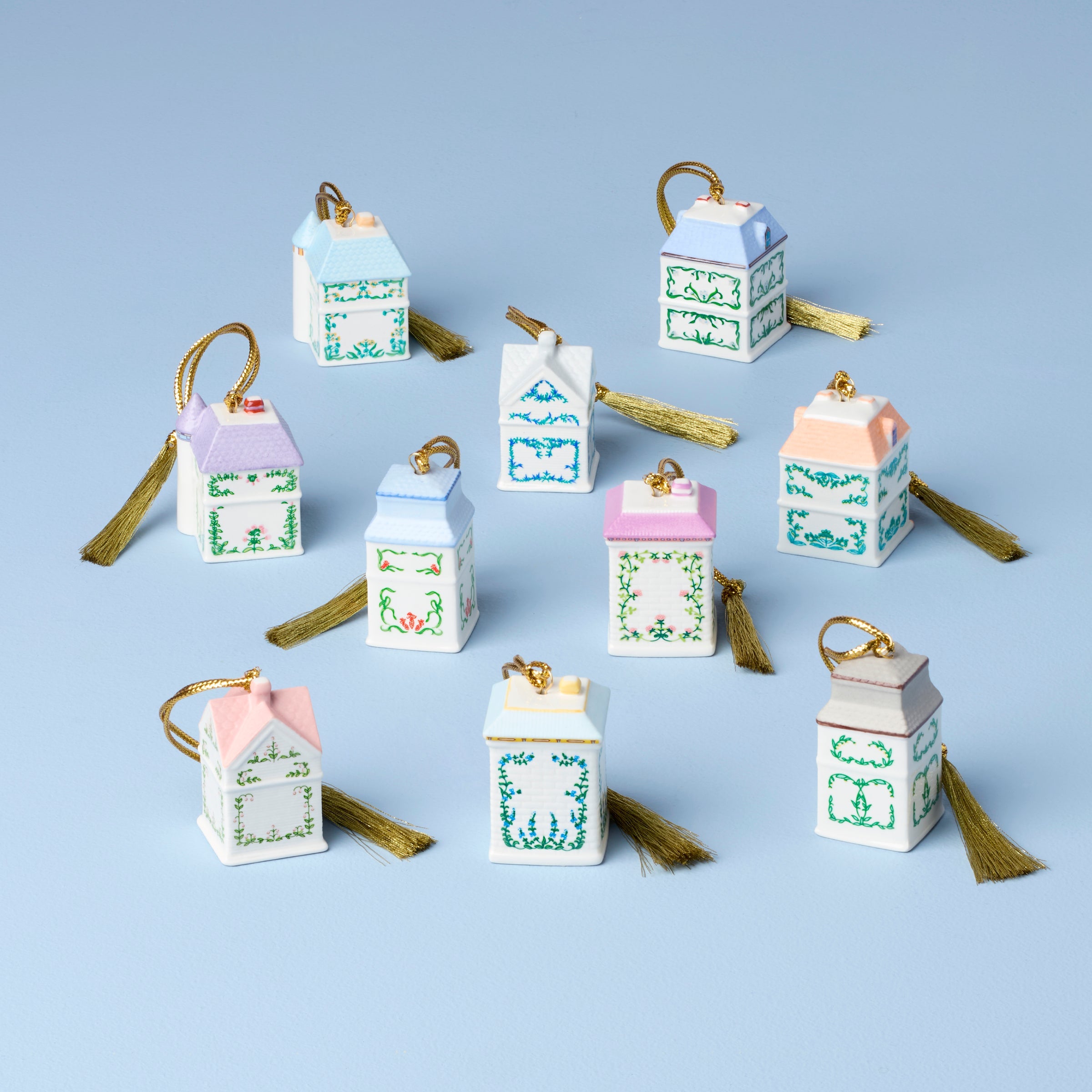 Lenox Village 10-Piece Ornament Set - Image 2