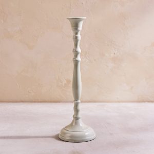 Nera Light Green Candle Holder. Large