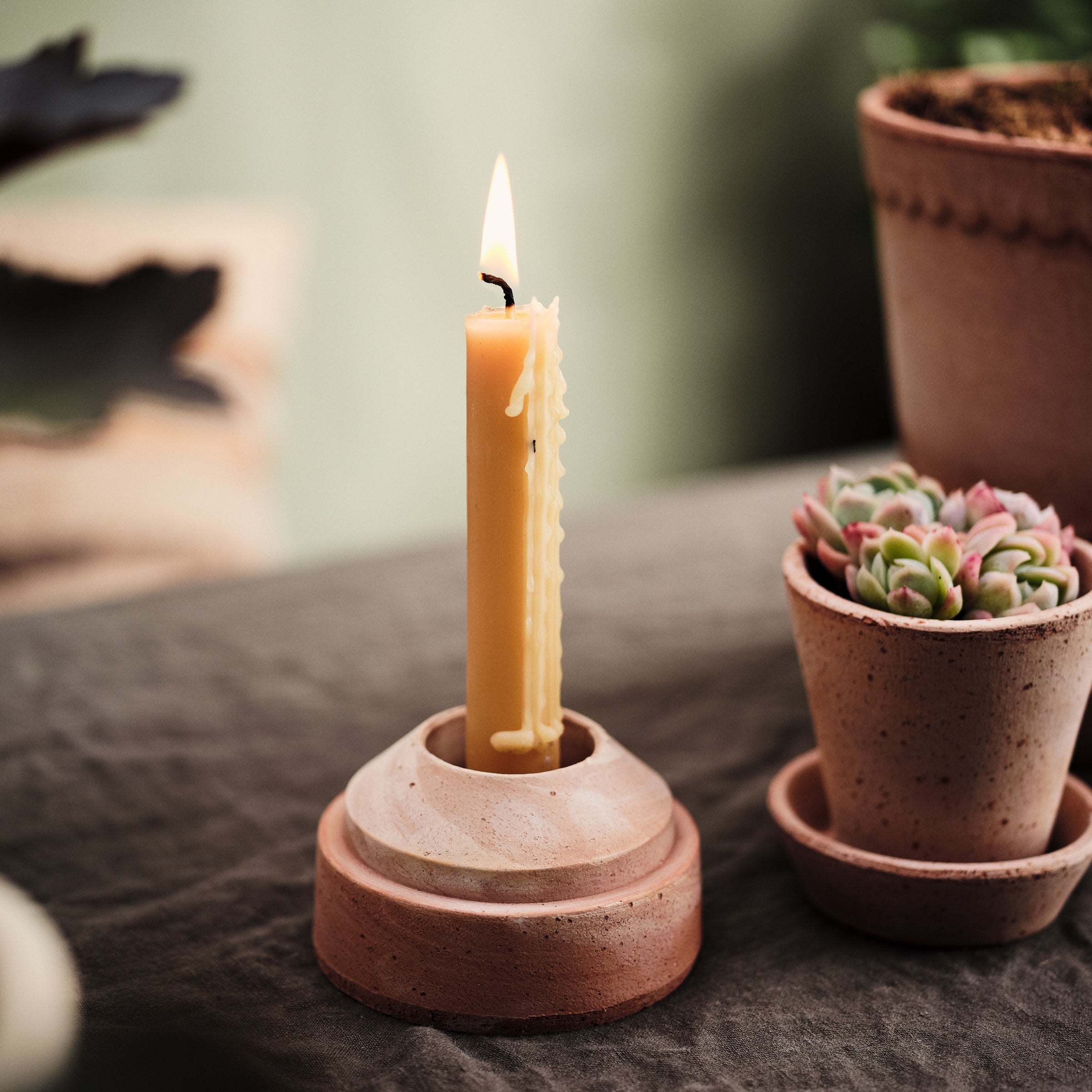 Hoff Candleholder. Raw Rosa - Image 2