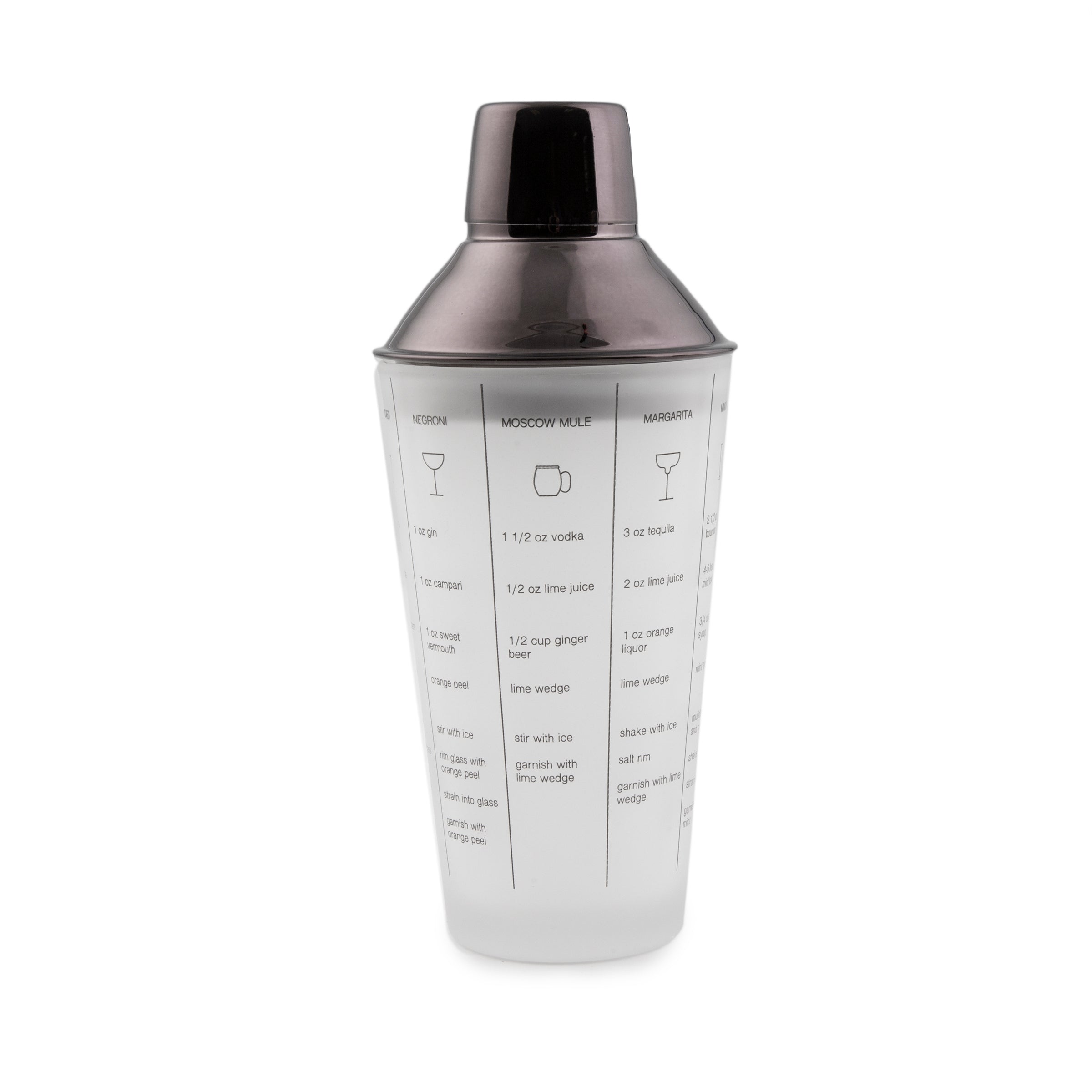Black Mixology Shaker Tool Set 5 pc - Image 3