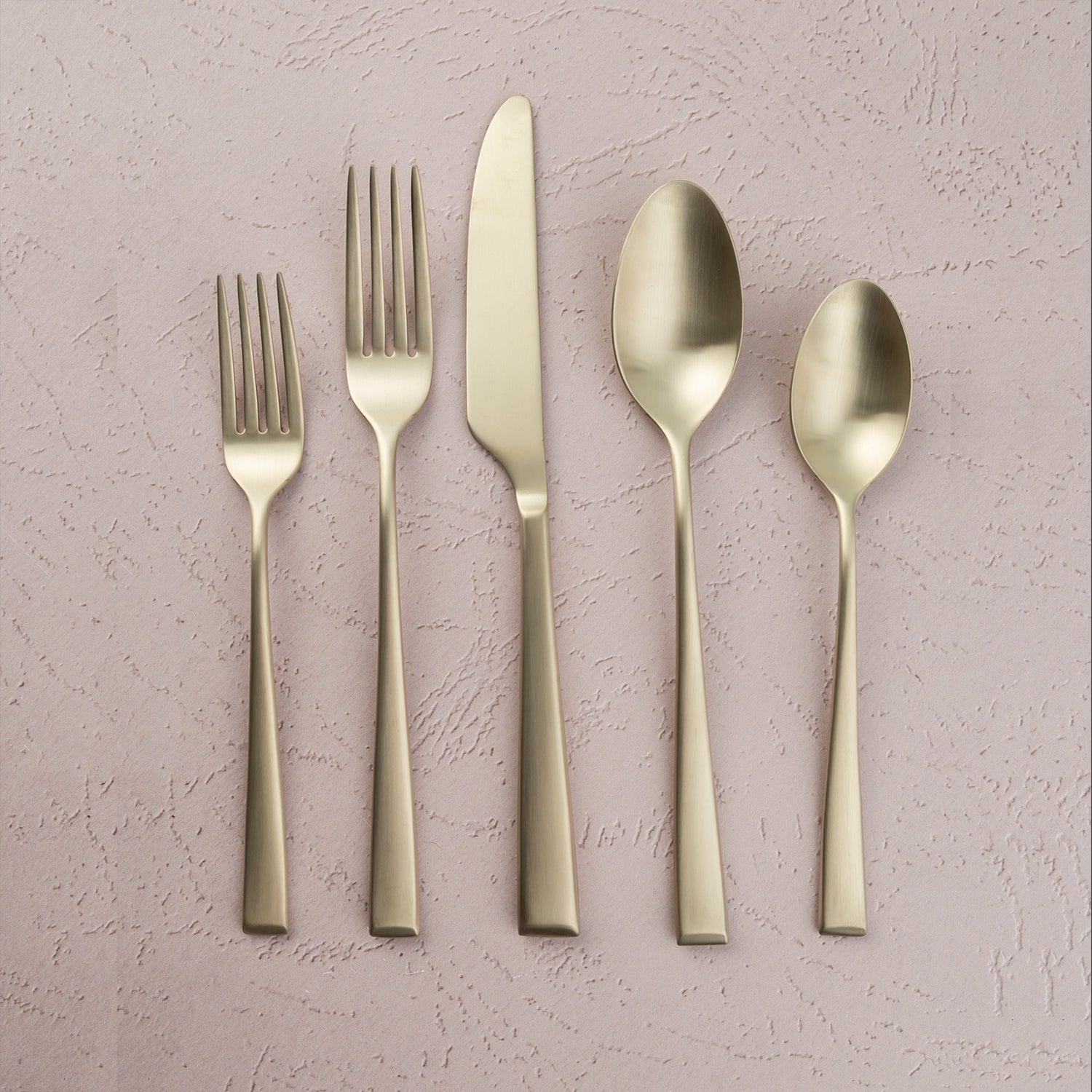 Marlise Champagne Satin 20 Piece Flatware Set - Image 3