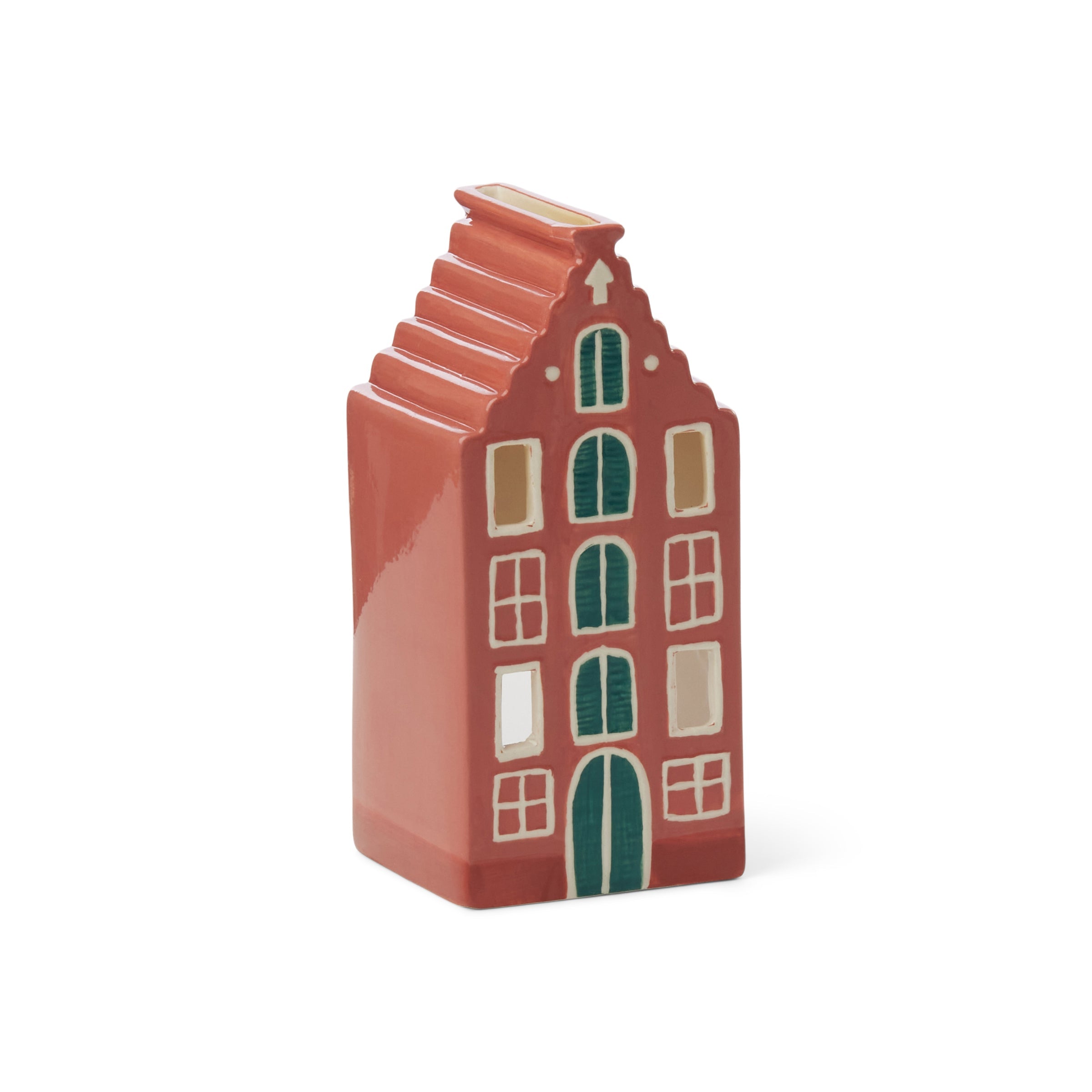 Incense House with Tea Light + 20 Cones. Amsterdam House