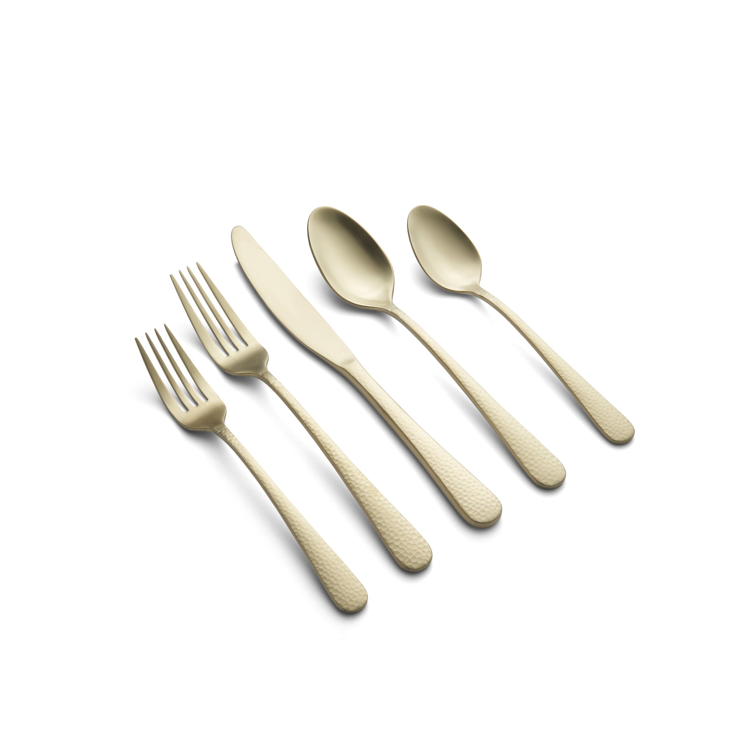 Keene Champagne Satin 20 Piece Flatware Set - Image 2