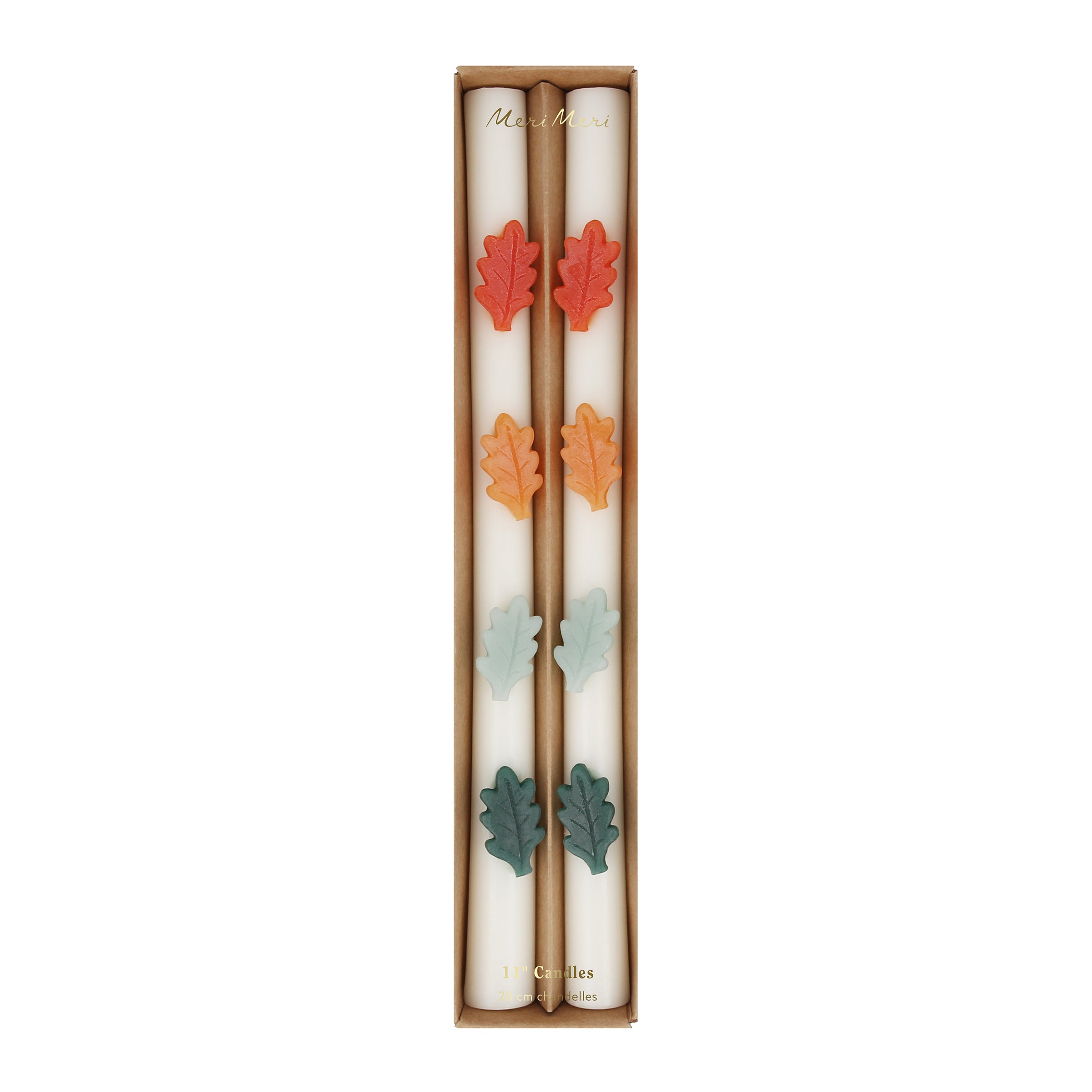 Leaf Table Candles. Set of 2 - Image 3