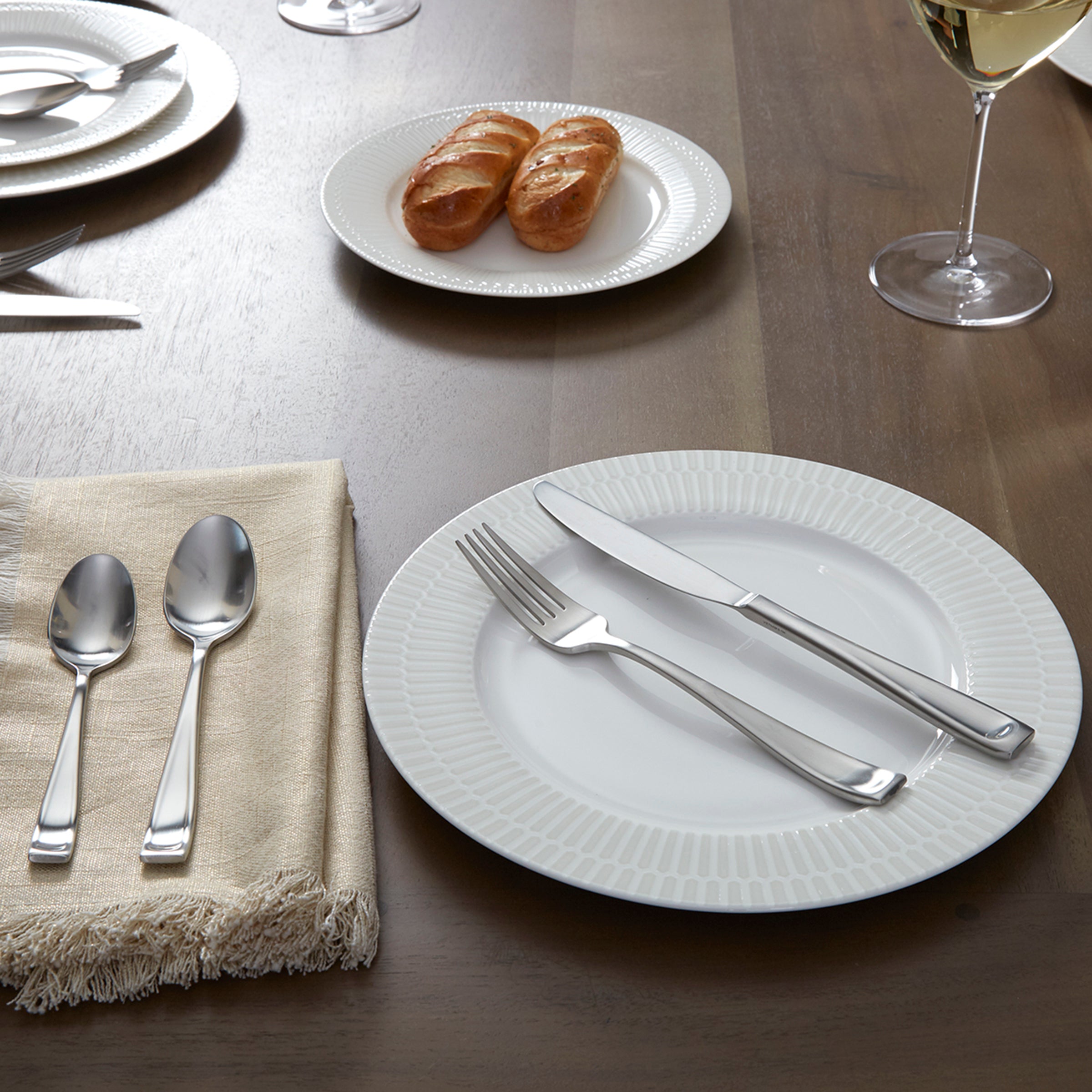 Moda Satin 75 Piece Flatware Set - Image 2